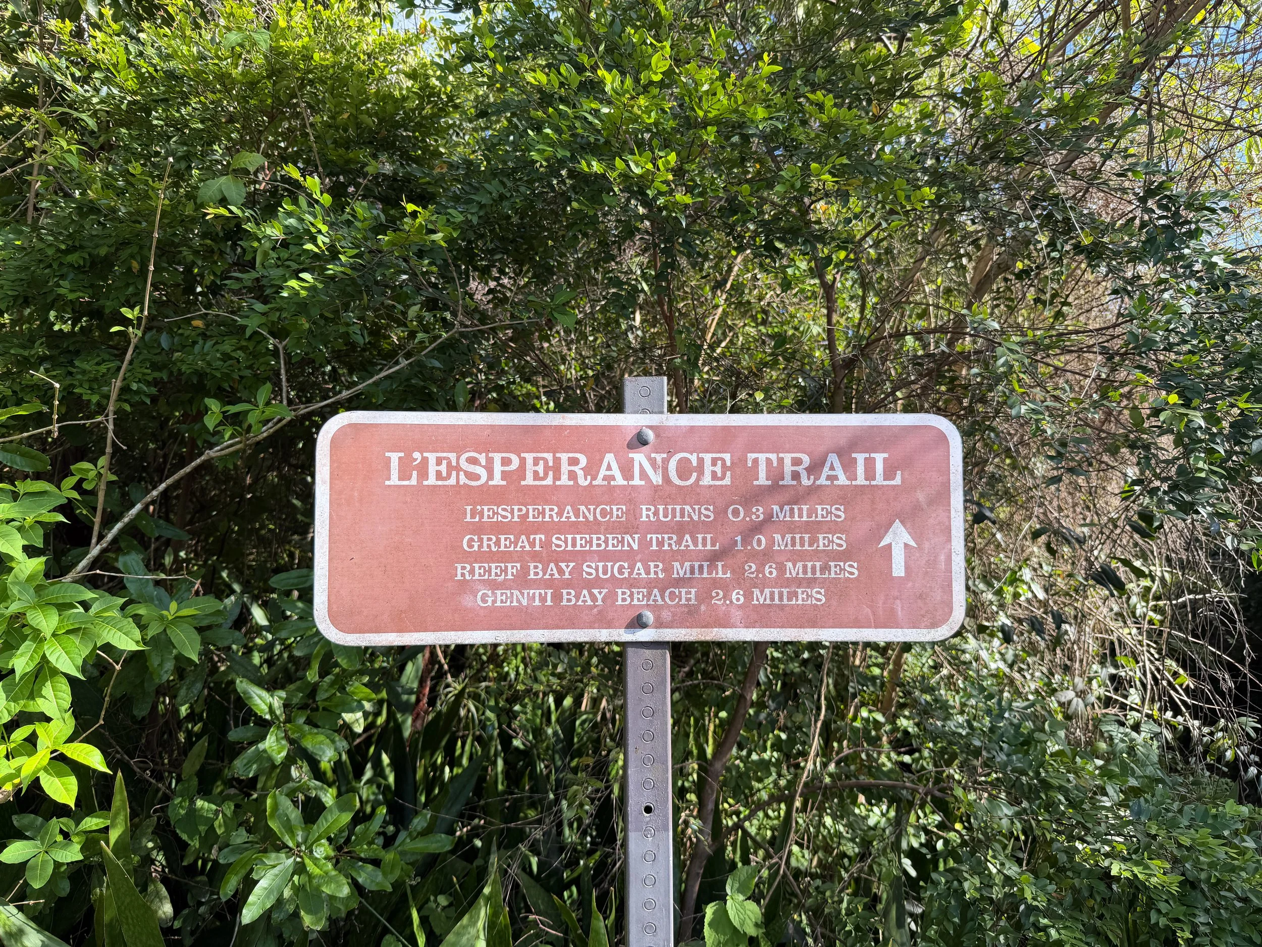 L'Esperance Trailhead Virgin Islands National Park