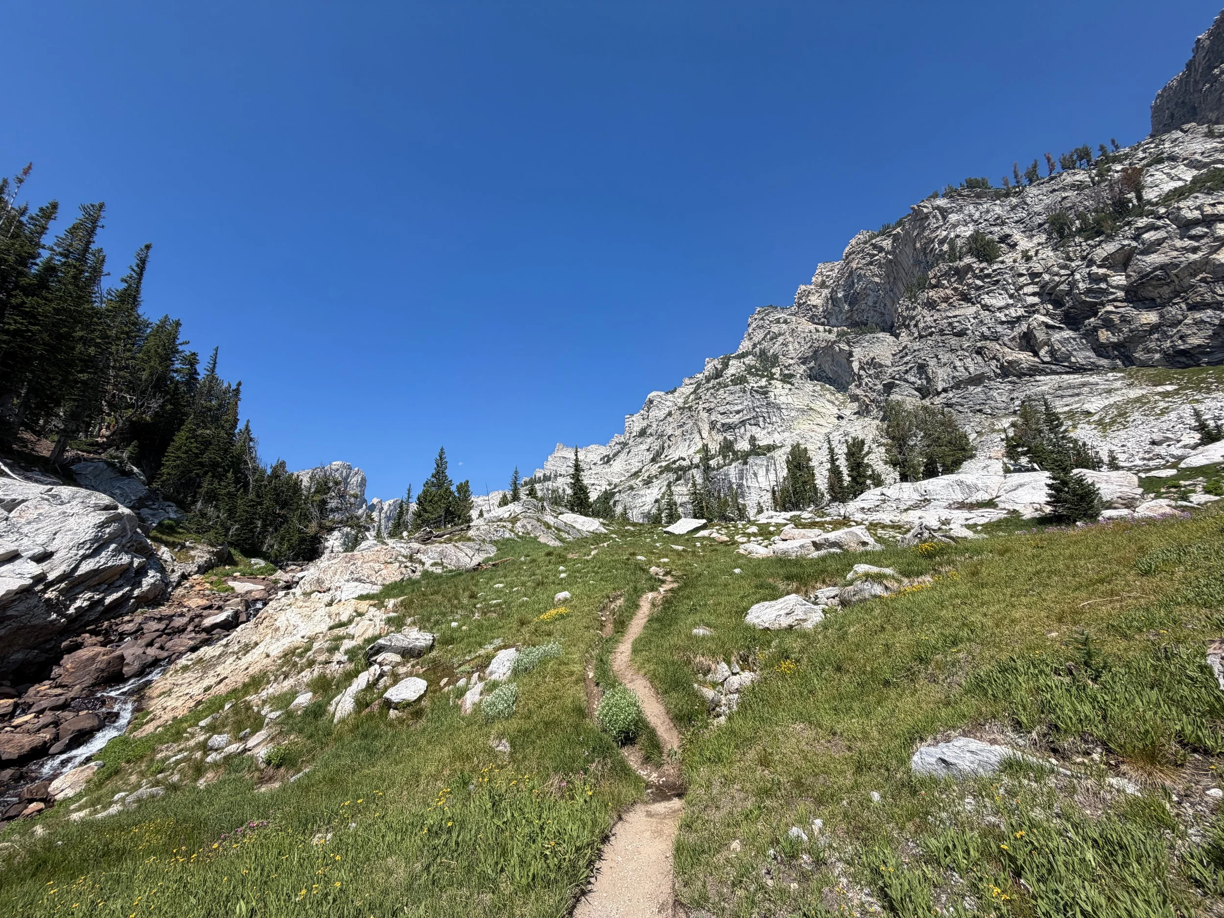 Lake of the Crags Trail Grand Teton National Park Wyoming
