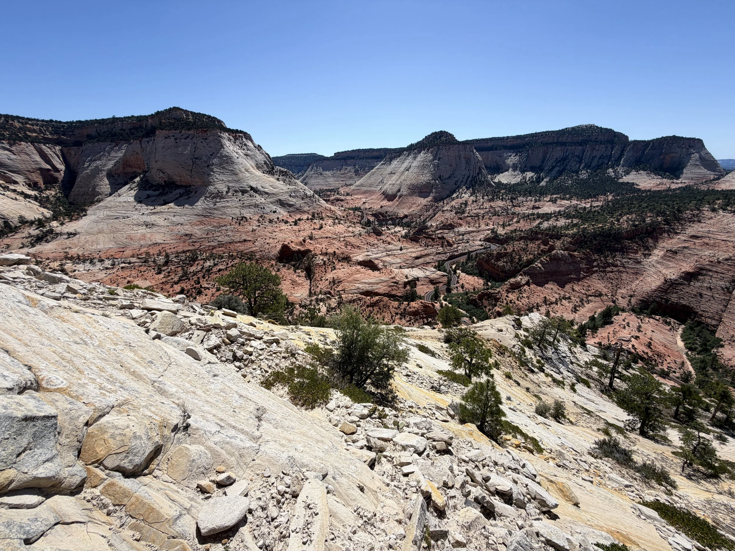 South Ariel Peak Climb Zion National Park Utah