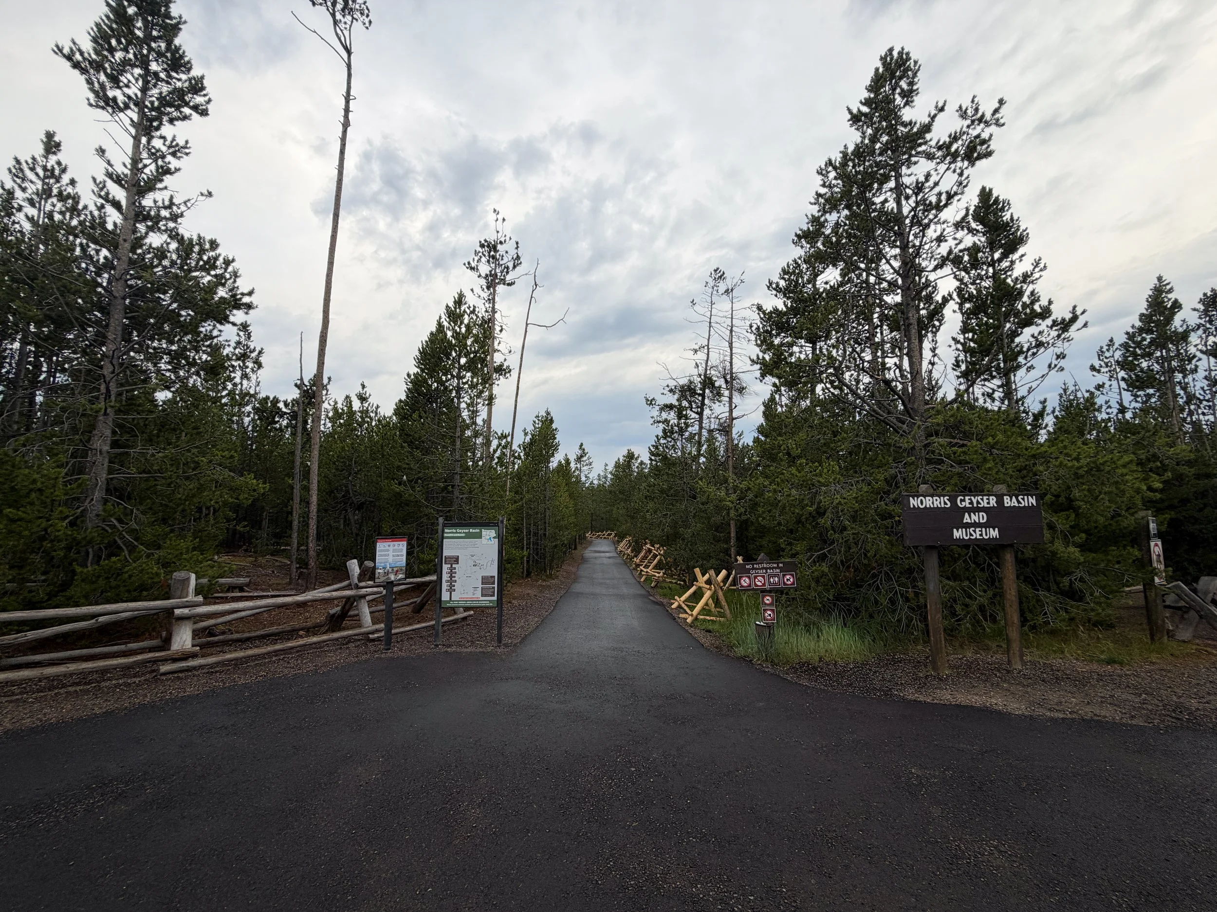 Norris Geyser Basin Trailhead Yellowstone National Park Wyoming