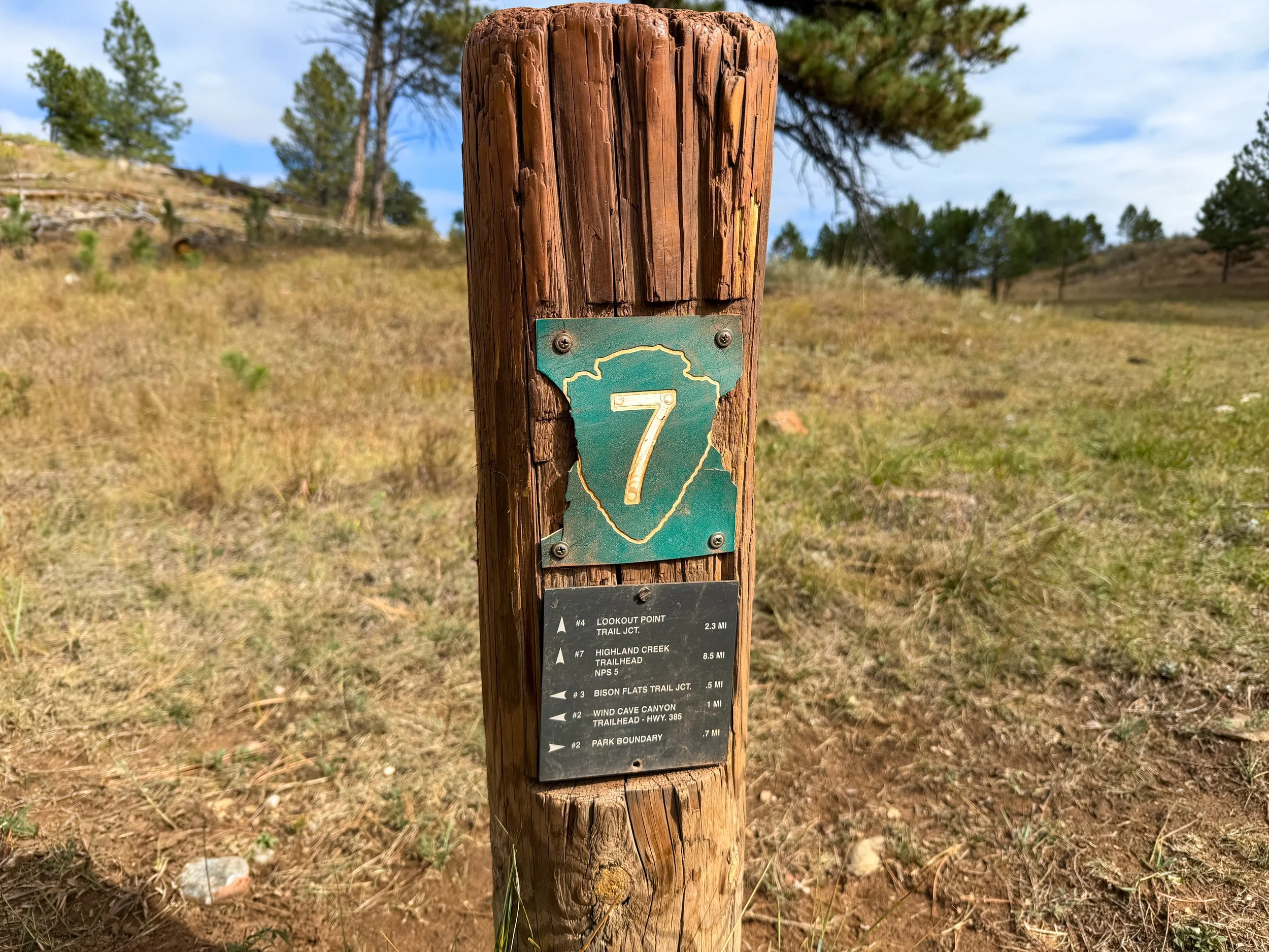 Highland Creek Trailhead Wind Cave Canyon Wind Cave National Park South Dakota