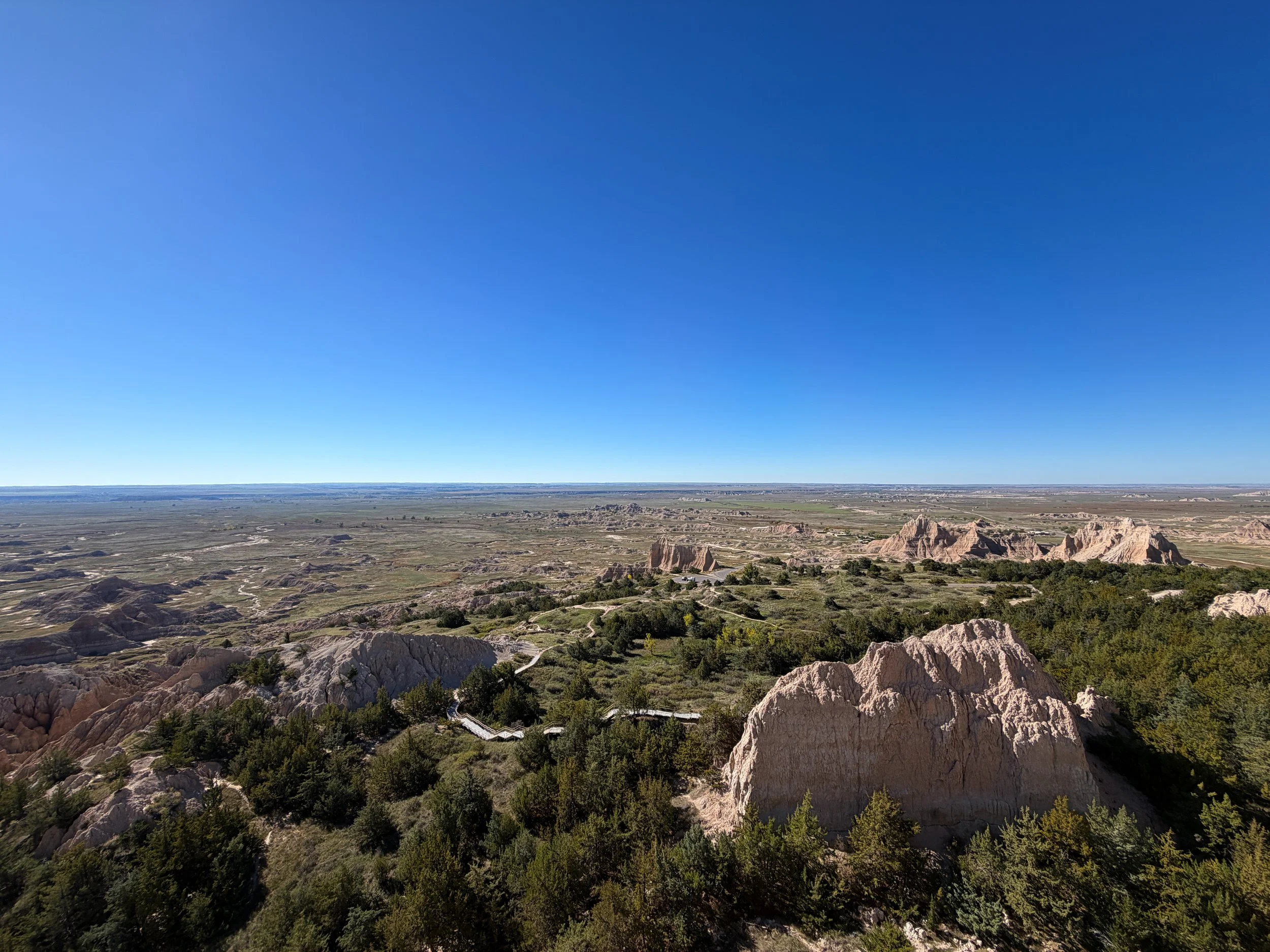 Notch Trail Viewpoint Badlands National Park South Dakota