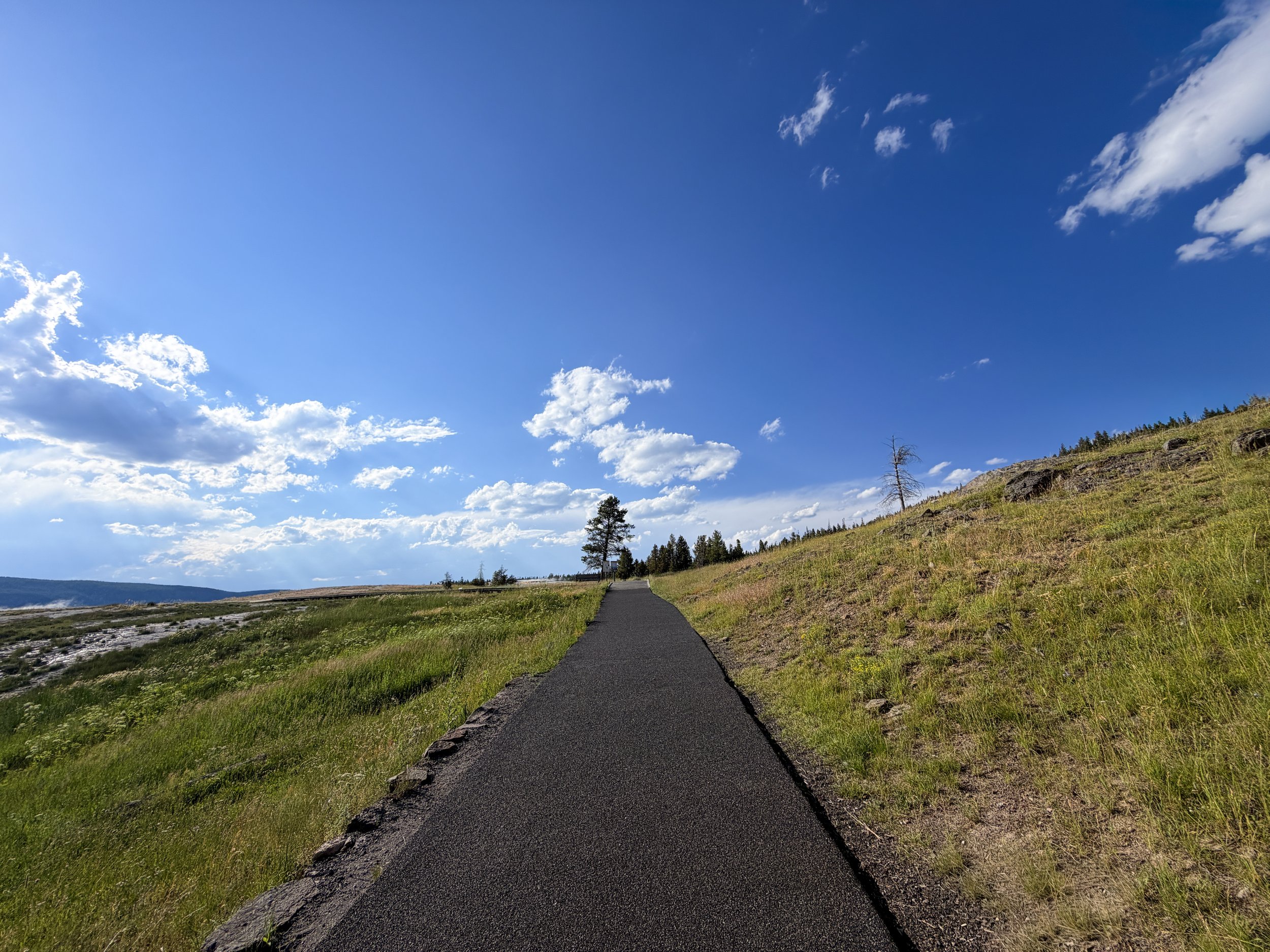 Upper Geyser Hill Trail Yellowstone National Park Wyoming
