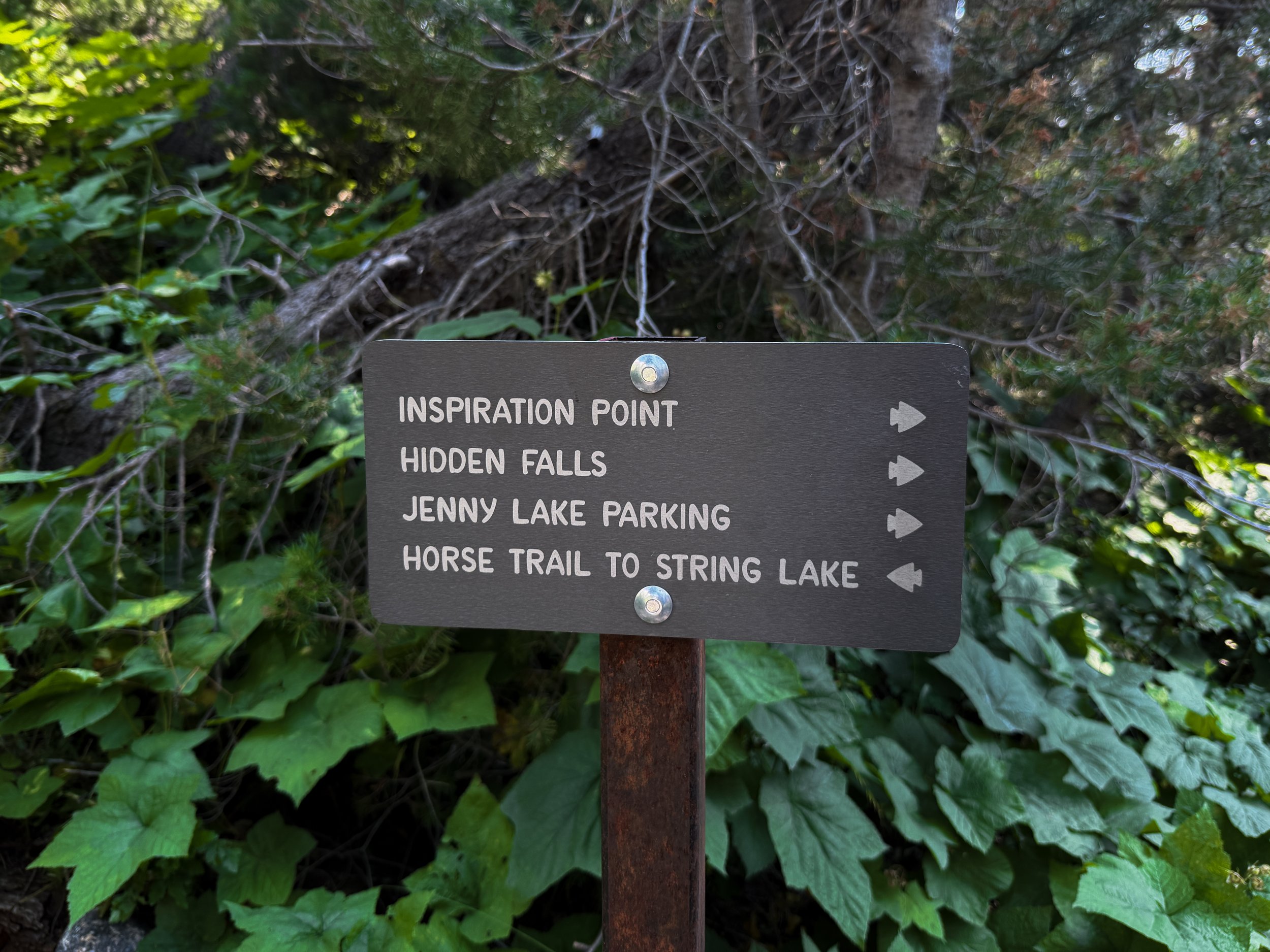 Inspiration Point to Cascade Canyon Trail Grand Teton National Park Wyoming