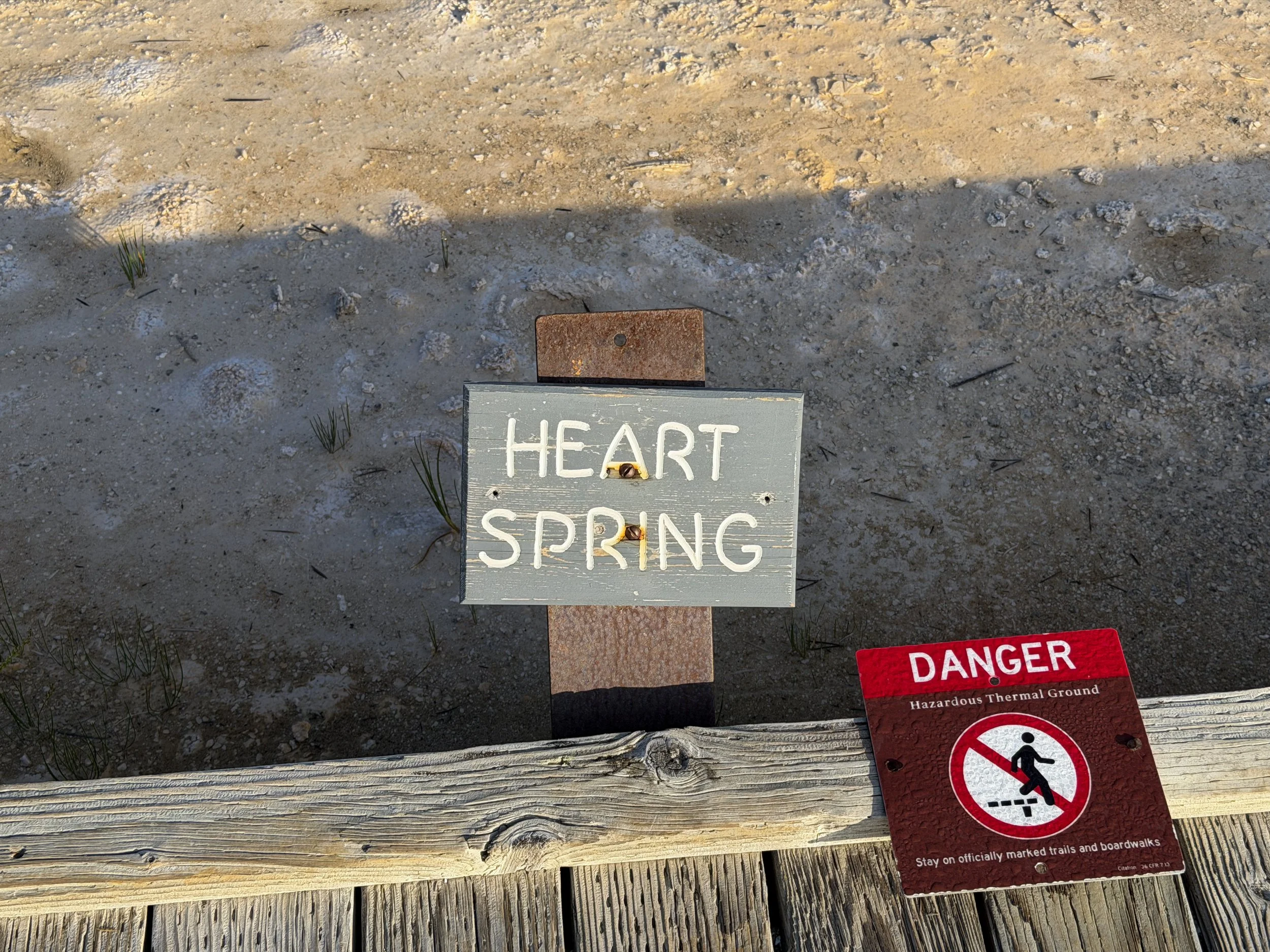 Heart Spring Yellowstone National Park Wyoming