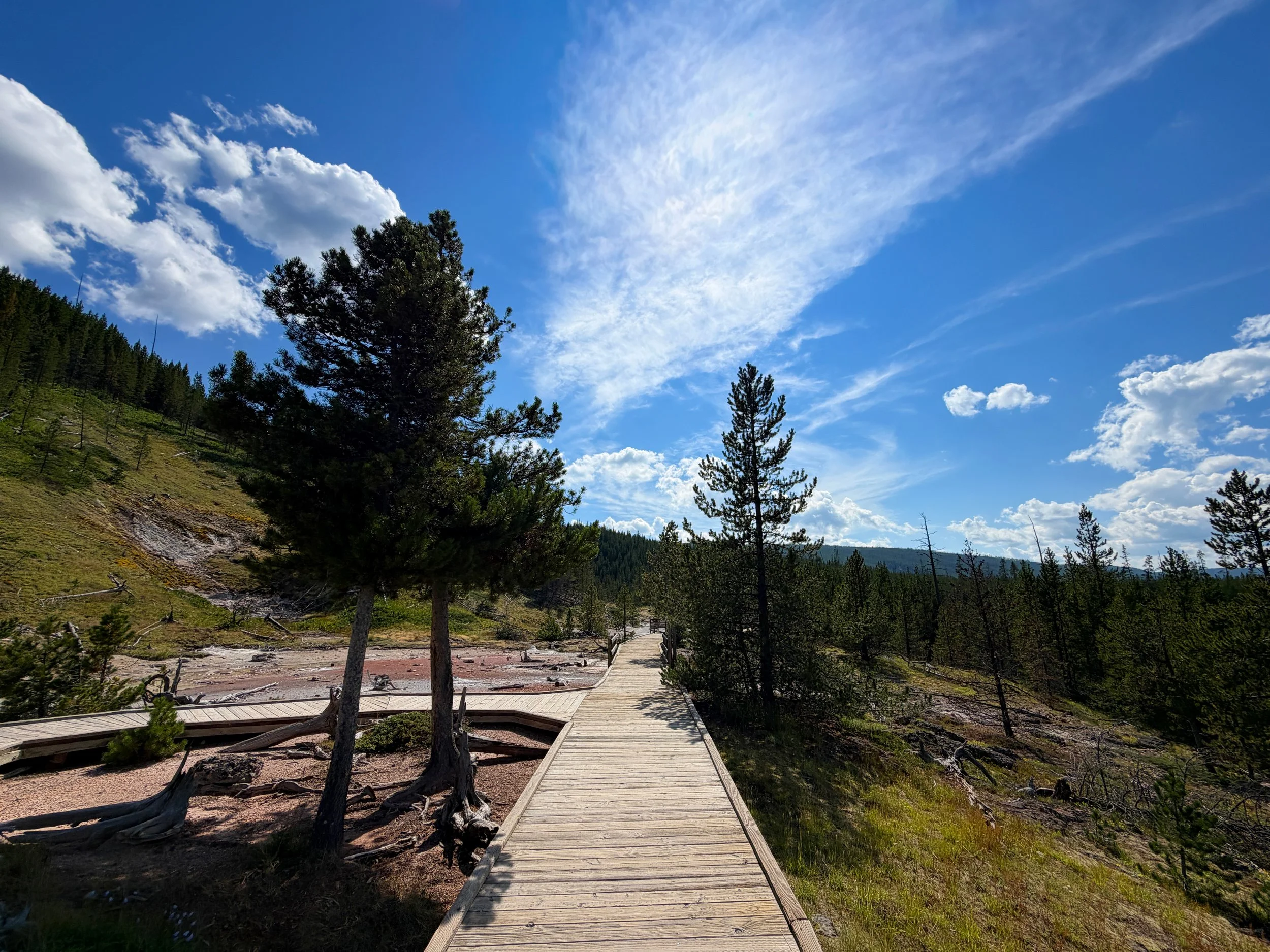Artists Paintpots Trail Yellowstone National Park Wyoming