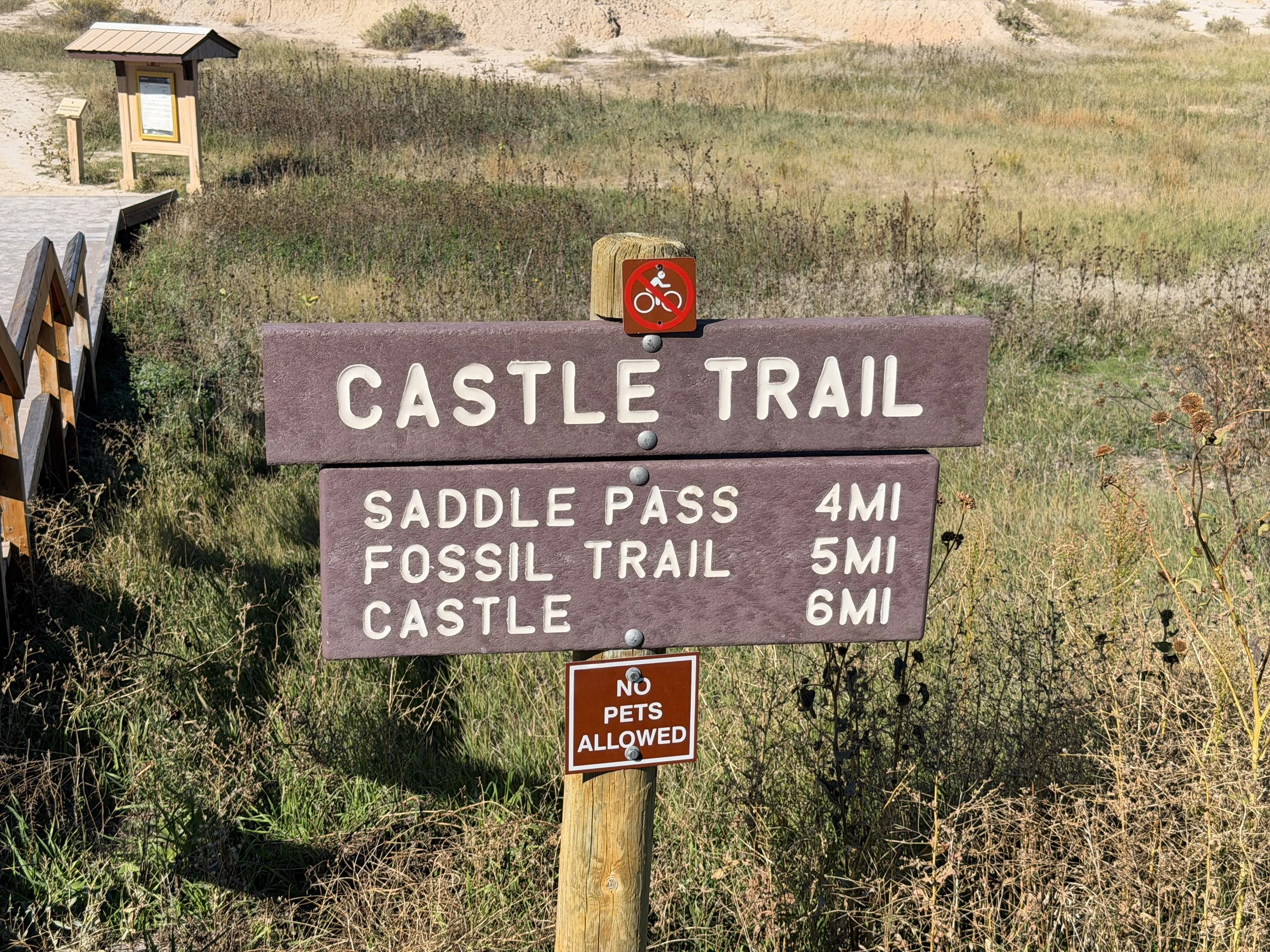 Castle Trailhead Badlands National Park South Dakota