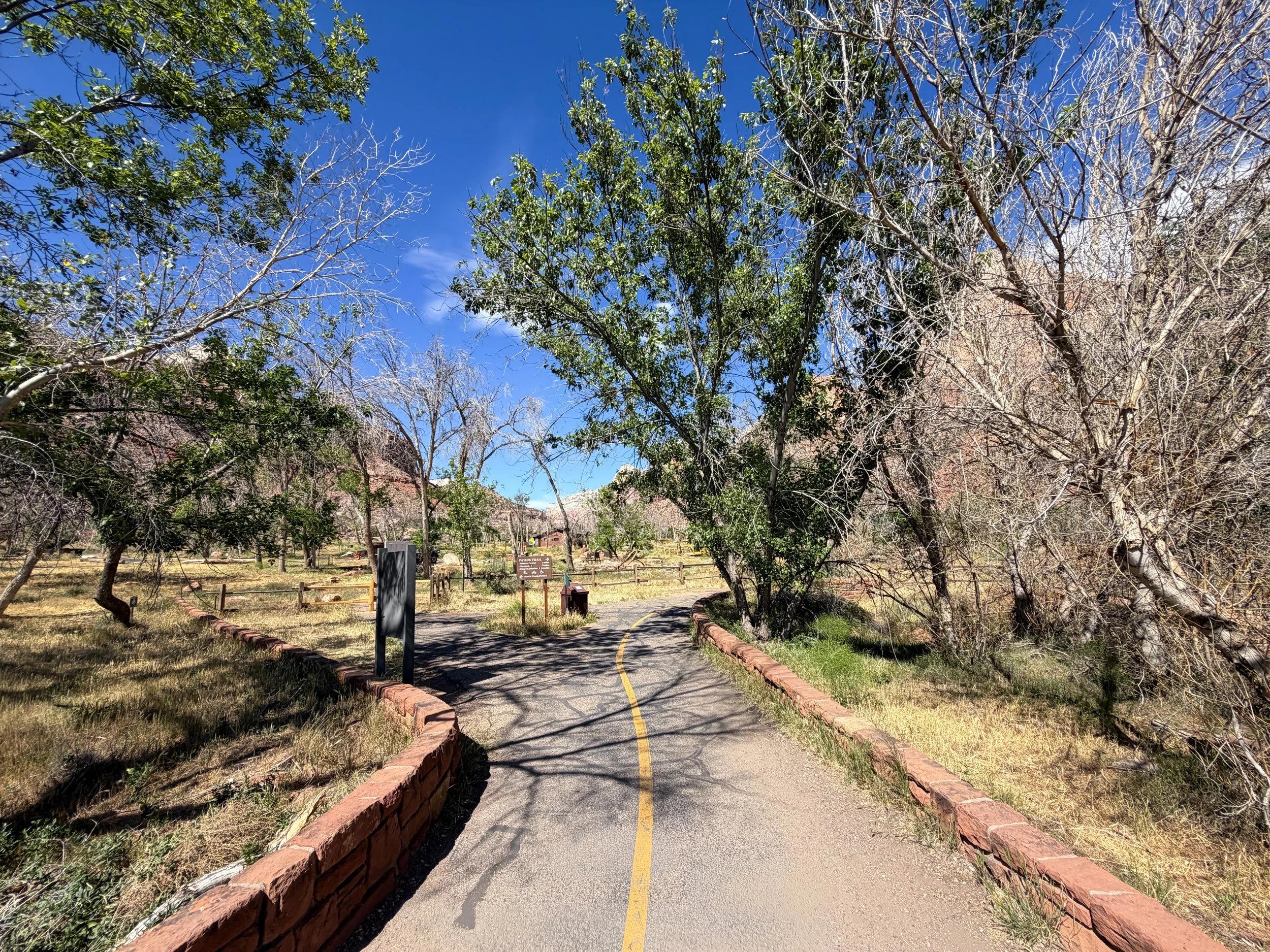Parus Trailhead Zion National Park Utah