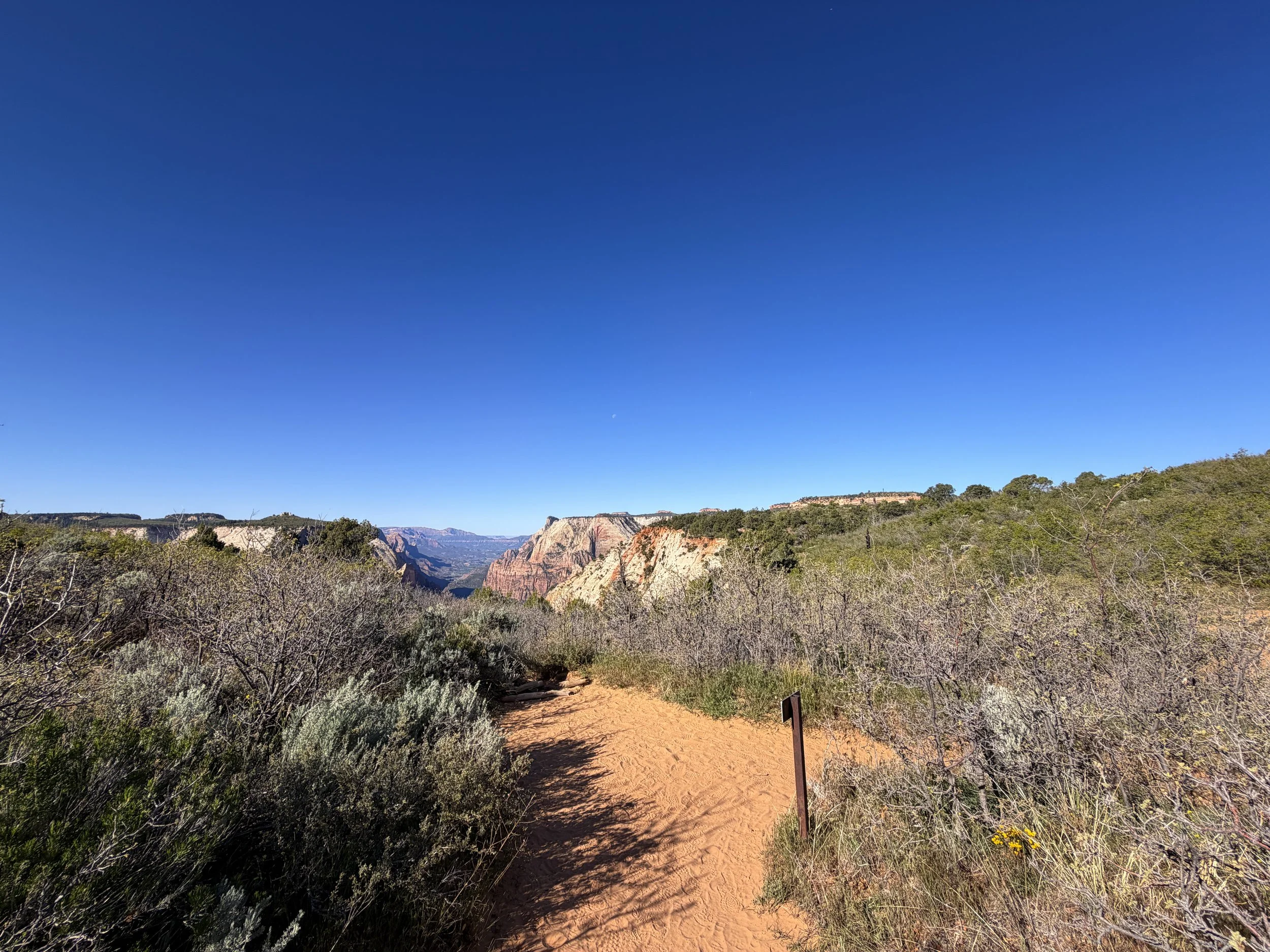Observation Point Trail Zion National Park Utah