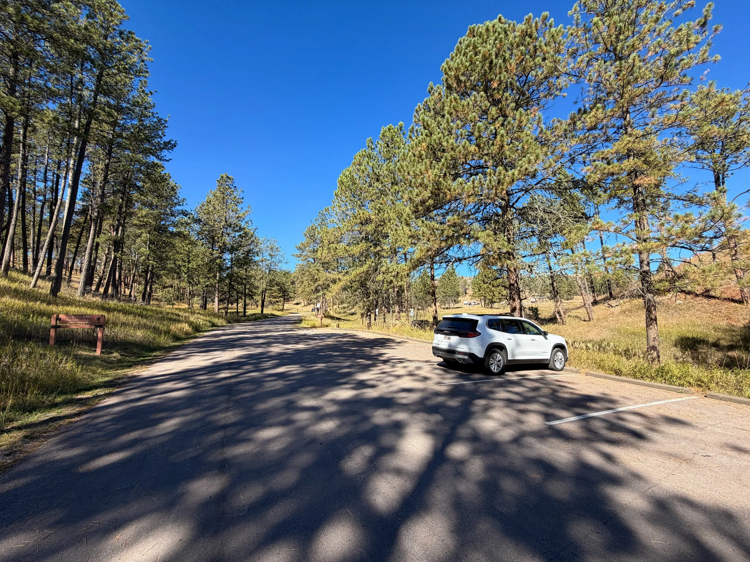 Elk Mountain Nature Trailhead Parking Wind Cave National Park South Dakota