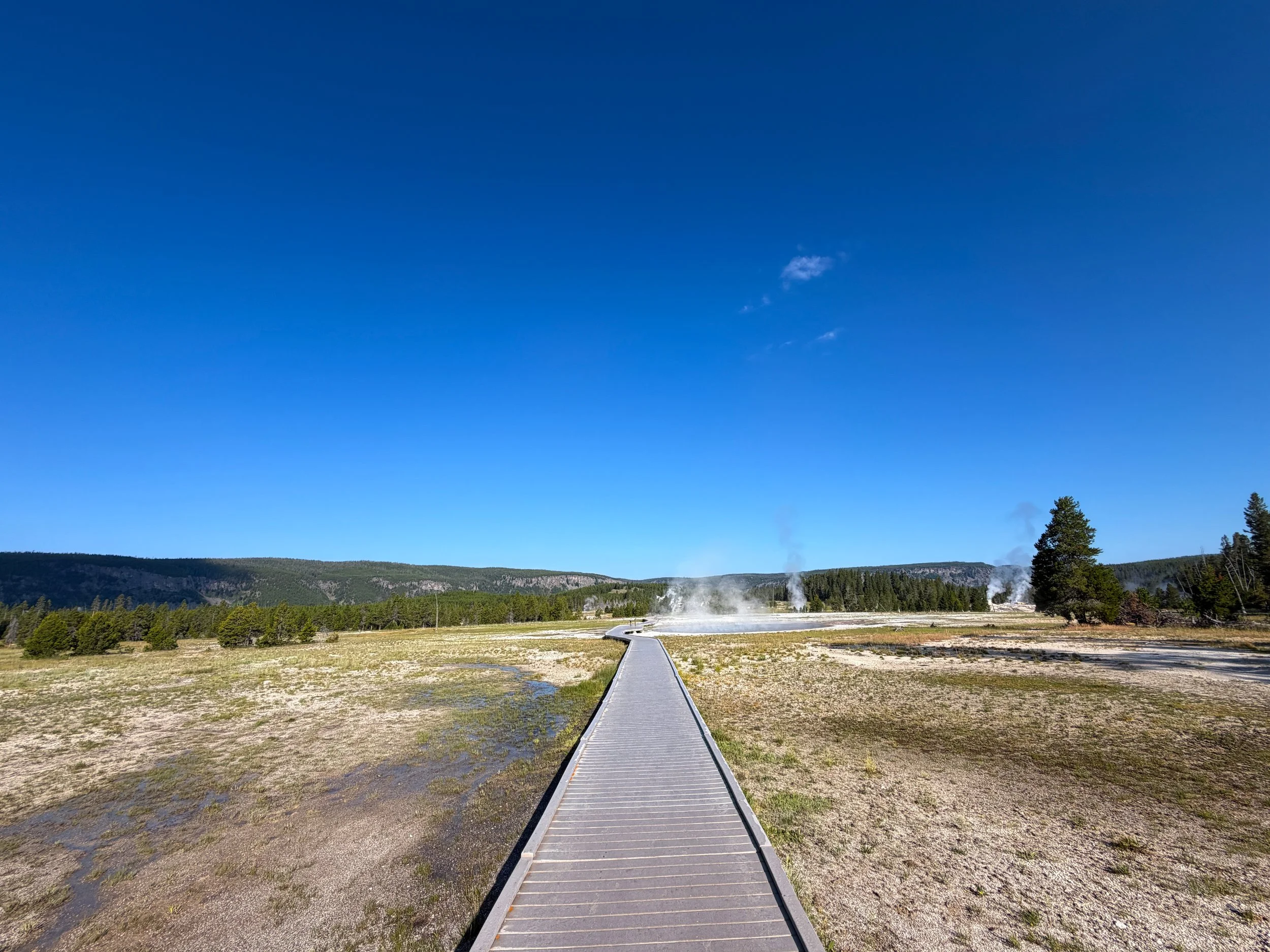 Upper Geyser Basin Hike Yellowstone National Park Wyoming