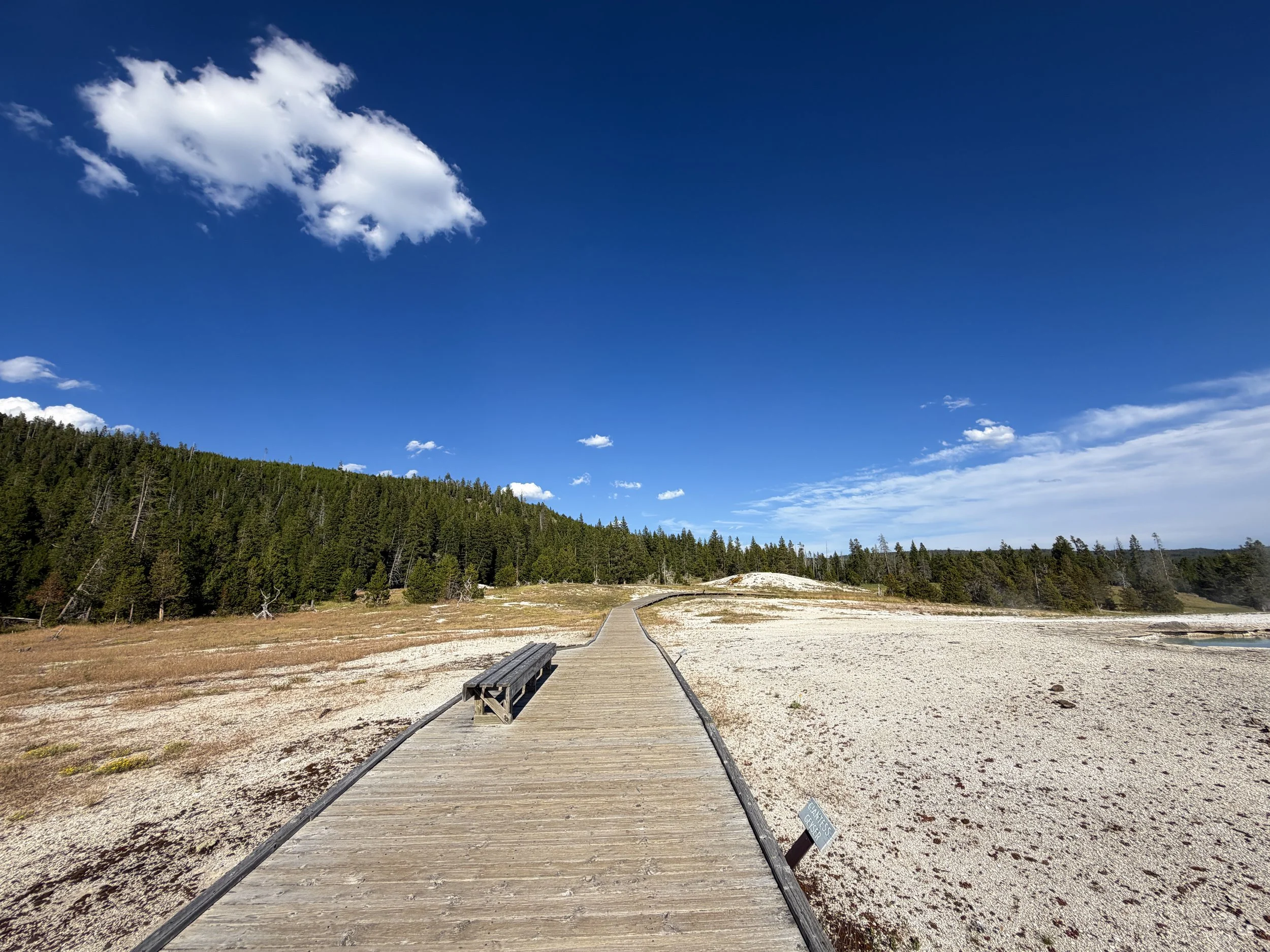 Upper Geyser Hill Loop Trail Yellowstone National Park Wyoming