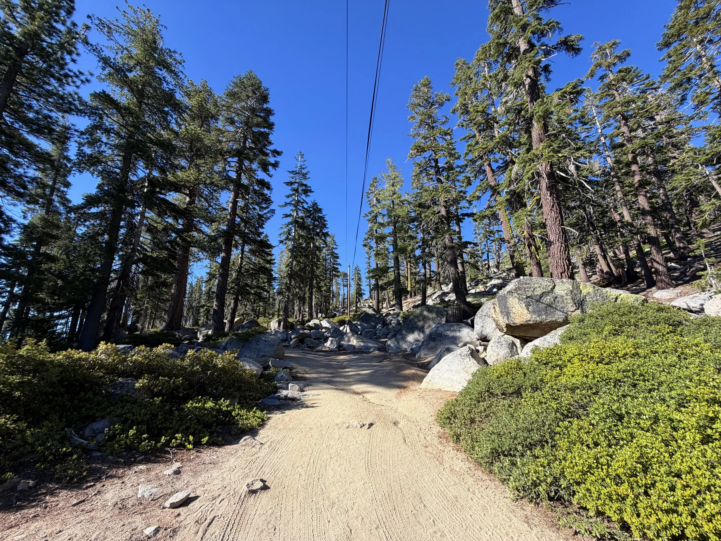 Angora Lakes Trail Lake Tahoe California