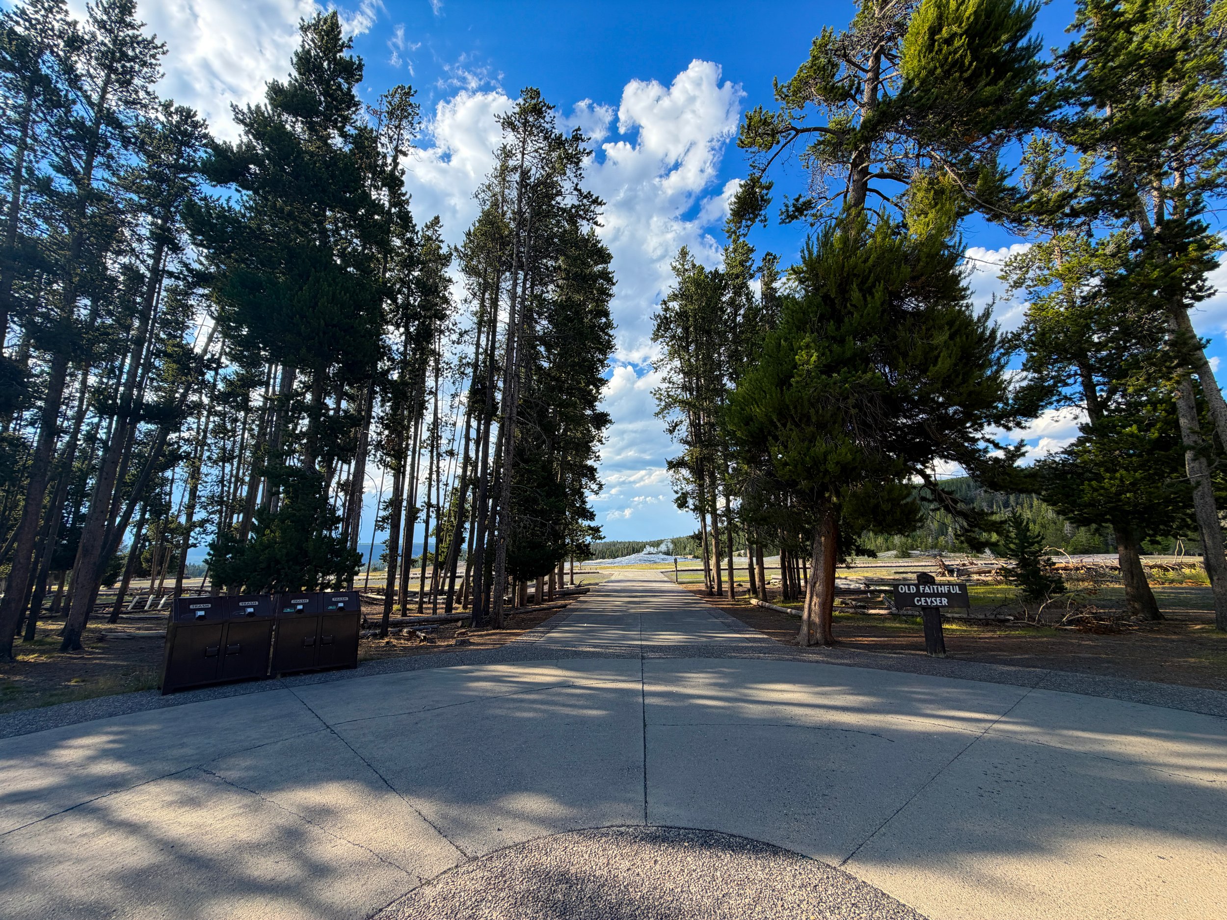 Upper Geyser Hill Trailhead Yellowstone National Park Wyoming