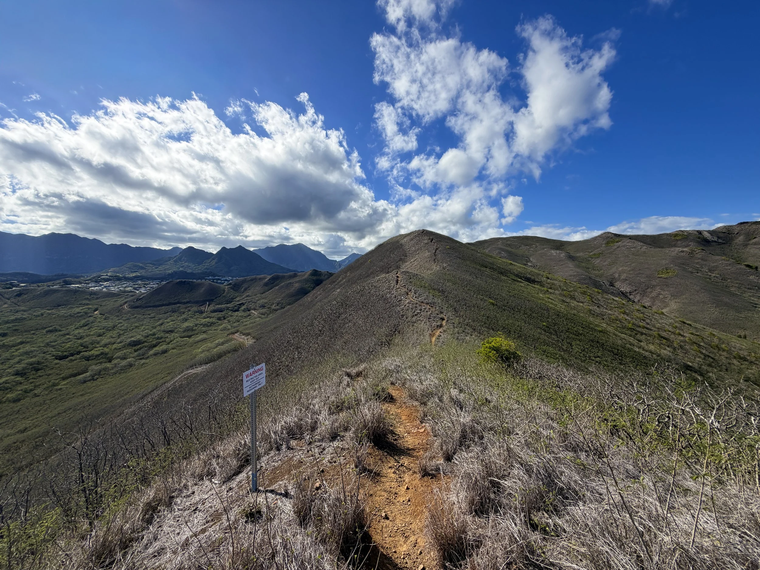 Back Way Kaiwa Ridge Trail Oahu Hawaii