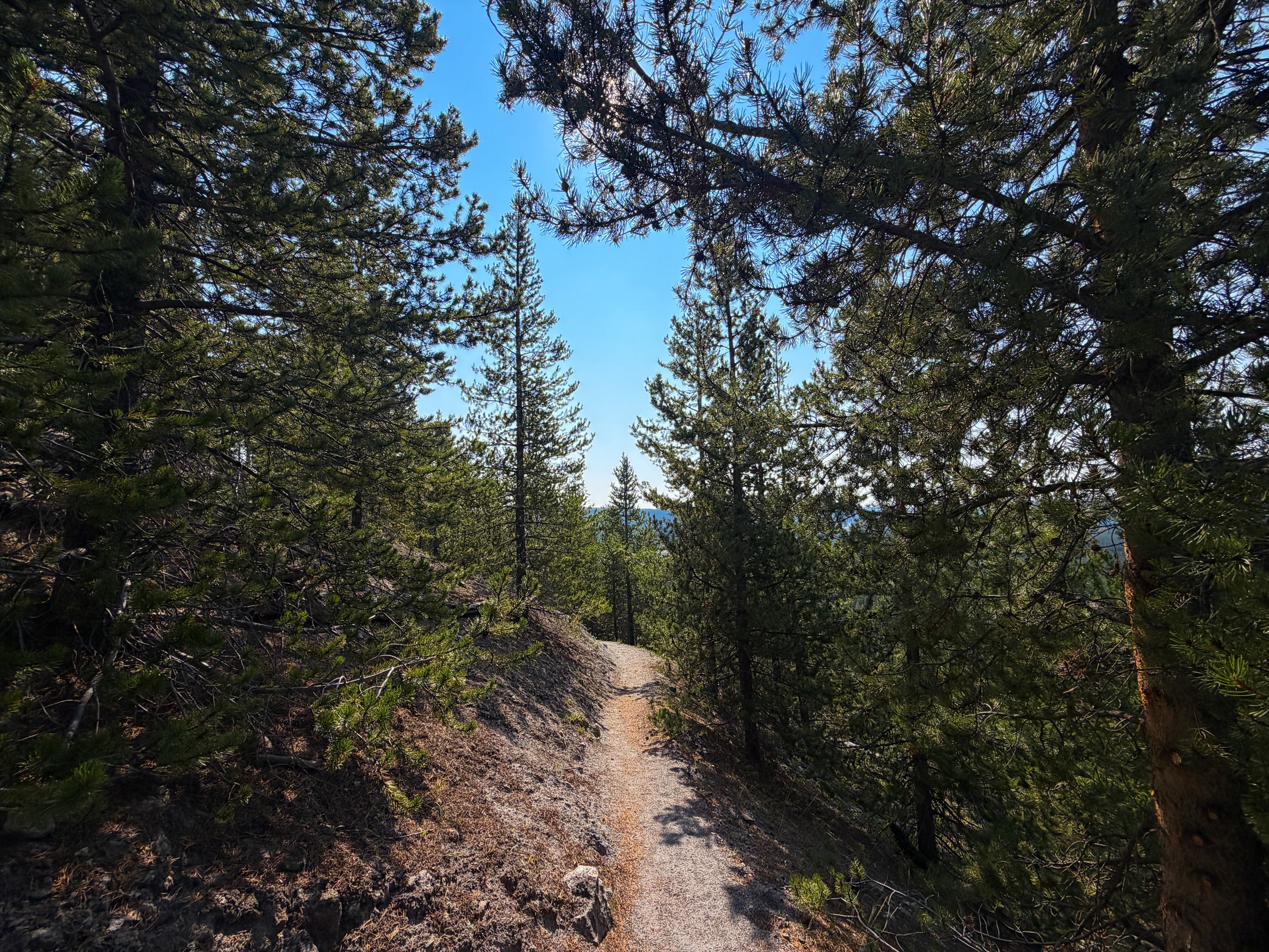 Mystic Falls Trail Yellowstone National Park Wyoming
