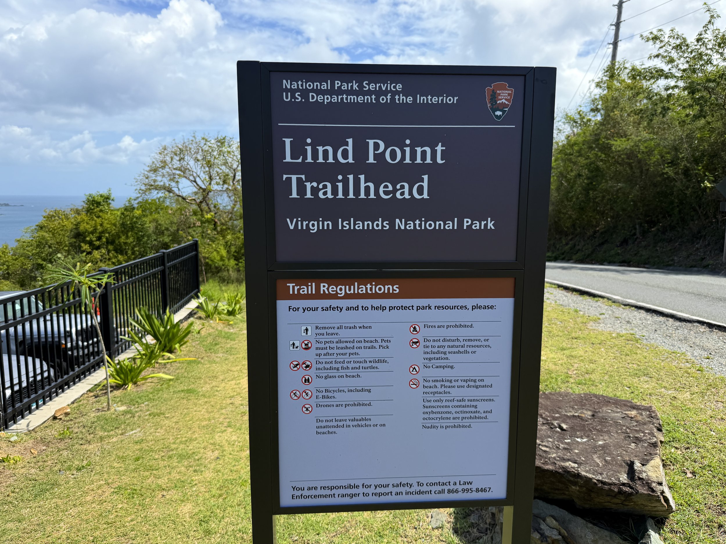 Lind Point Spur Trailhead Virgin Islands National Park