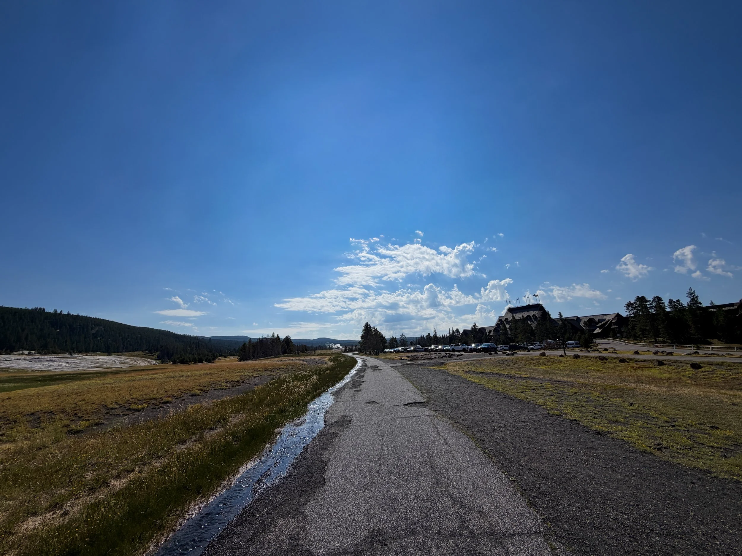 Upper Geyser Basin Trail Yellowstone National Park Wyoming