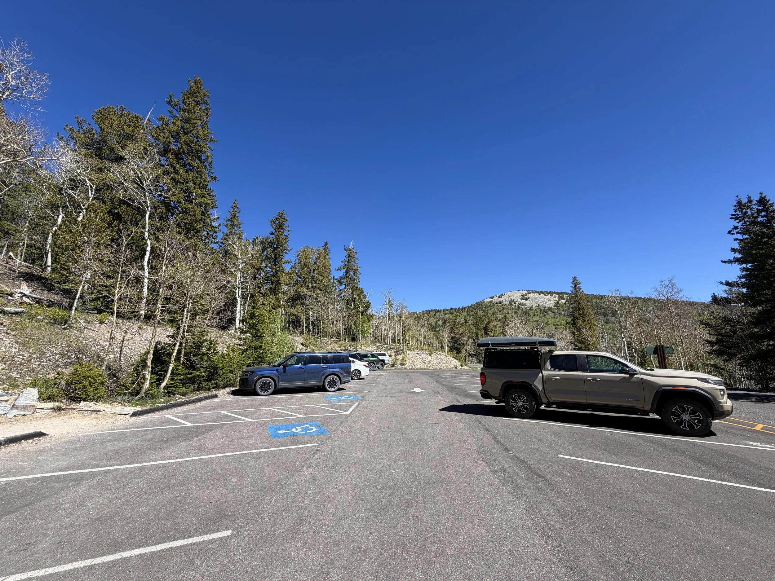 Wheeler Peak Summit Trailhead Parking Great Basin National Park Nevada