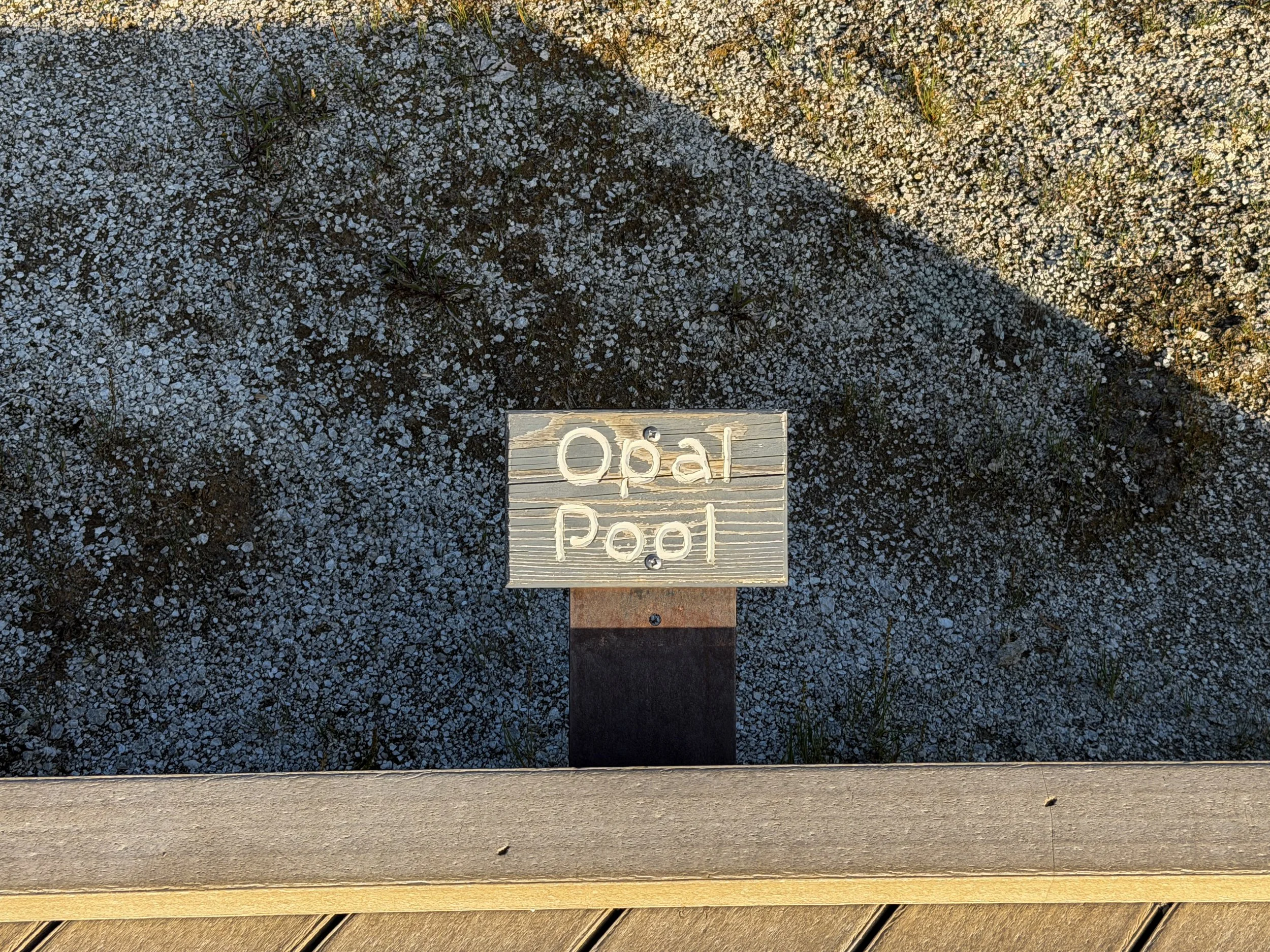 Opal Pool Midway Geyser Basin Trail Yellowstone National Park Wyoming