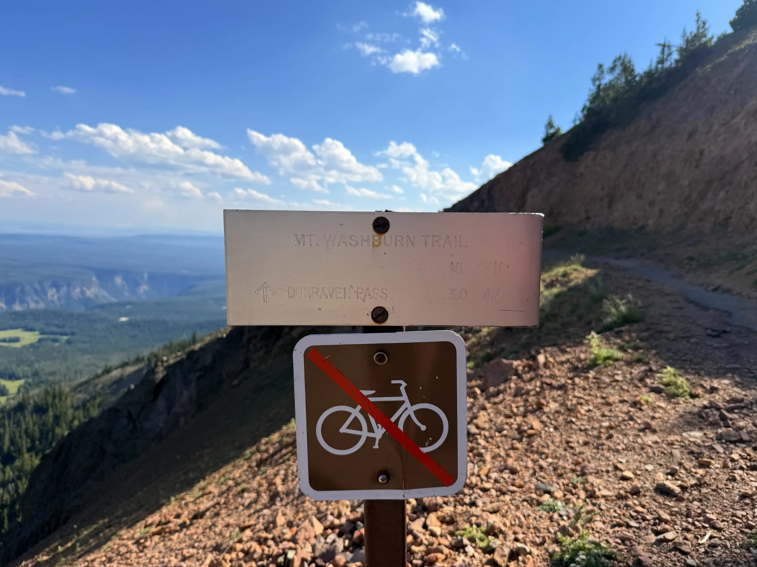 Dunraven Pass to Mt. Washburn Yellowstone National Park Wyoming