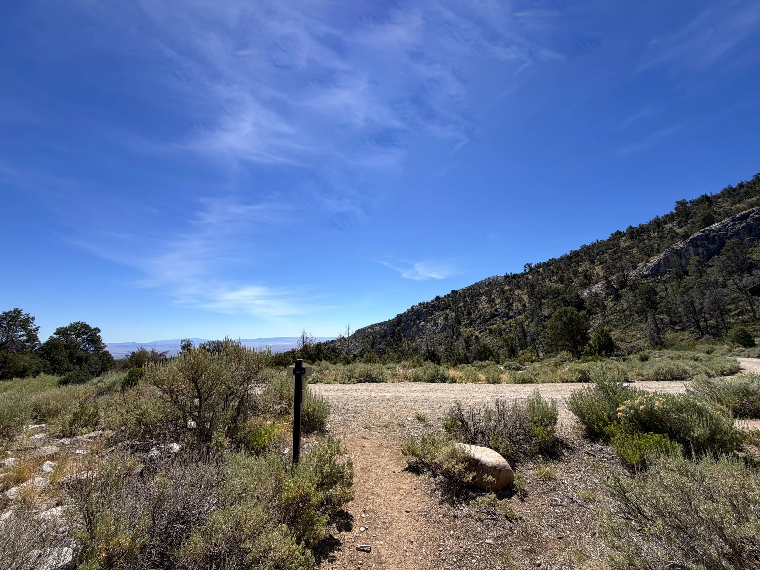 Grey Cliffs Campground Pole Canyon Trail Great Basin National Park Nevada