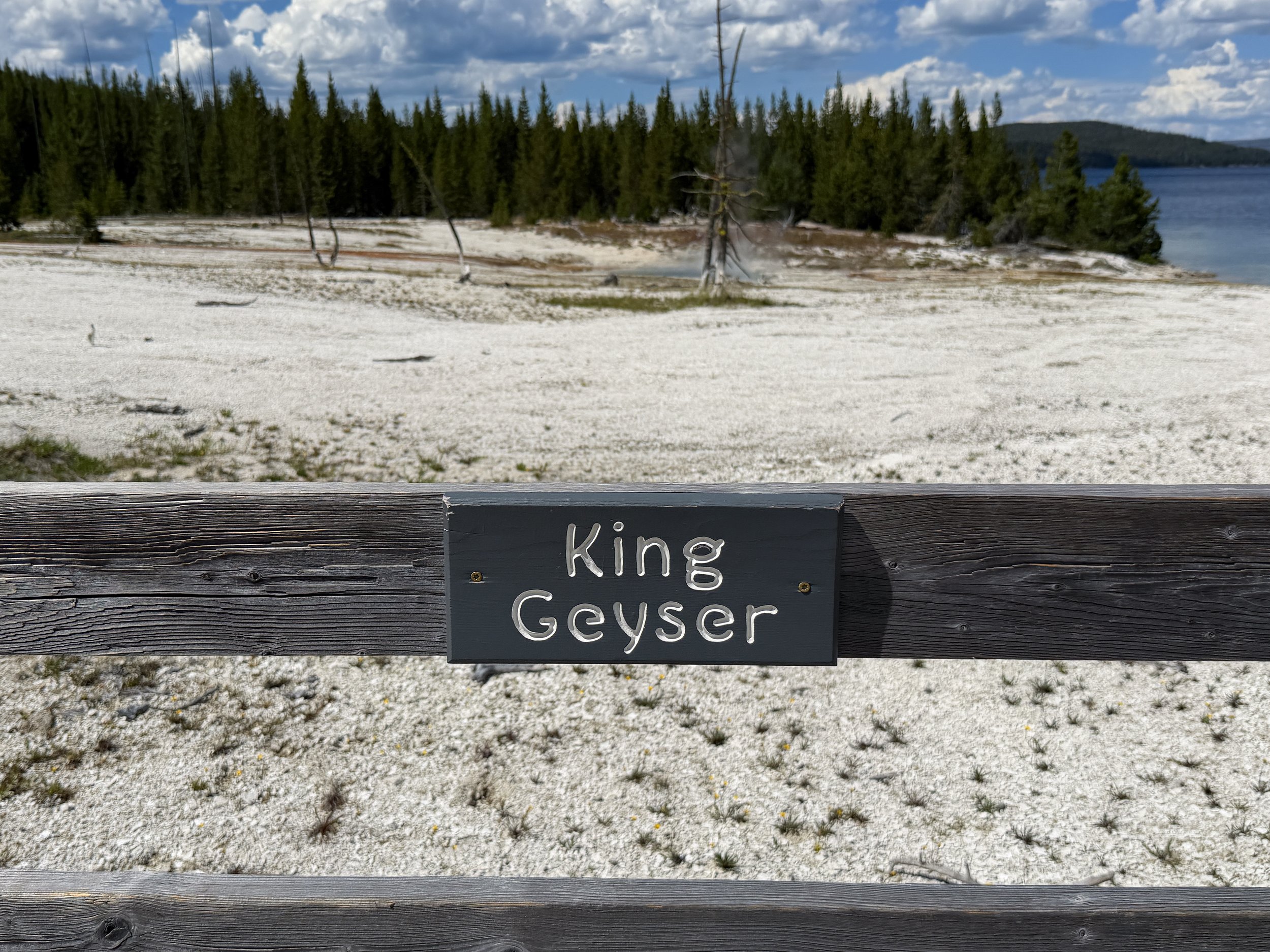 King Geyser West Thumb Geyser Basin Trail Yellowstone National Park Wyoming