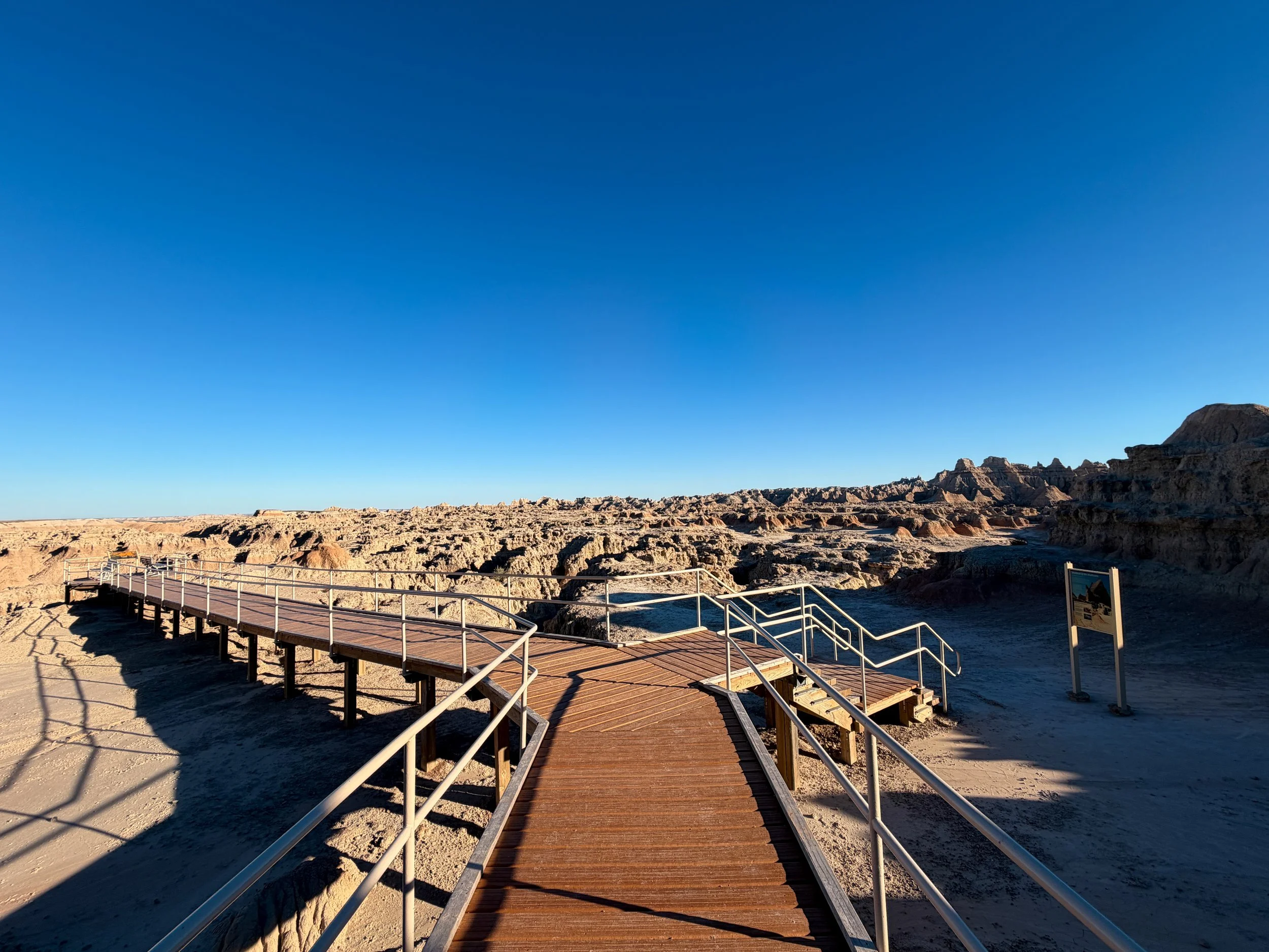 Door Trail Boardwalk Badlands National Park South Dakota