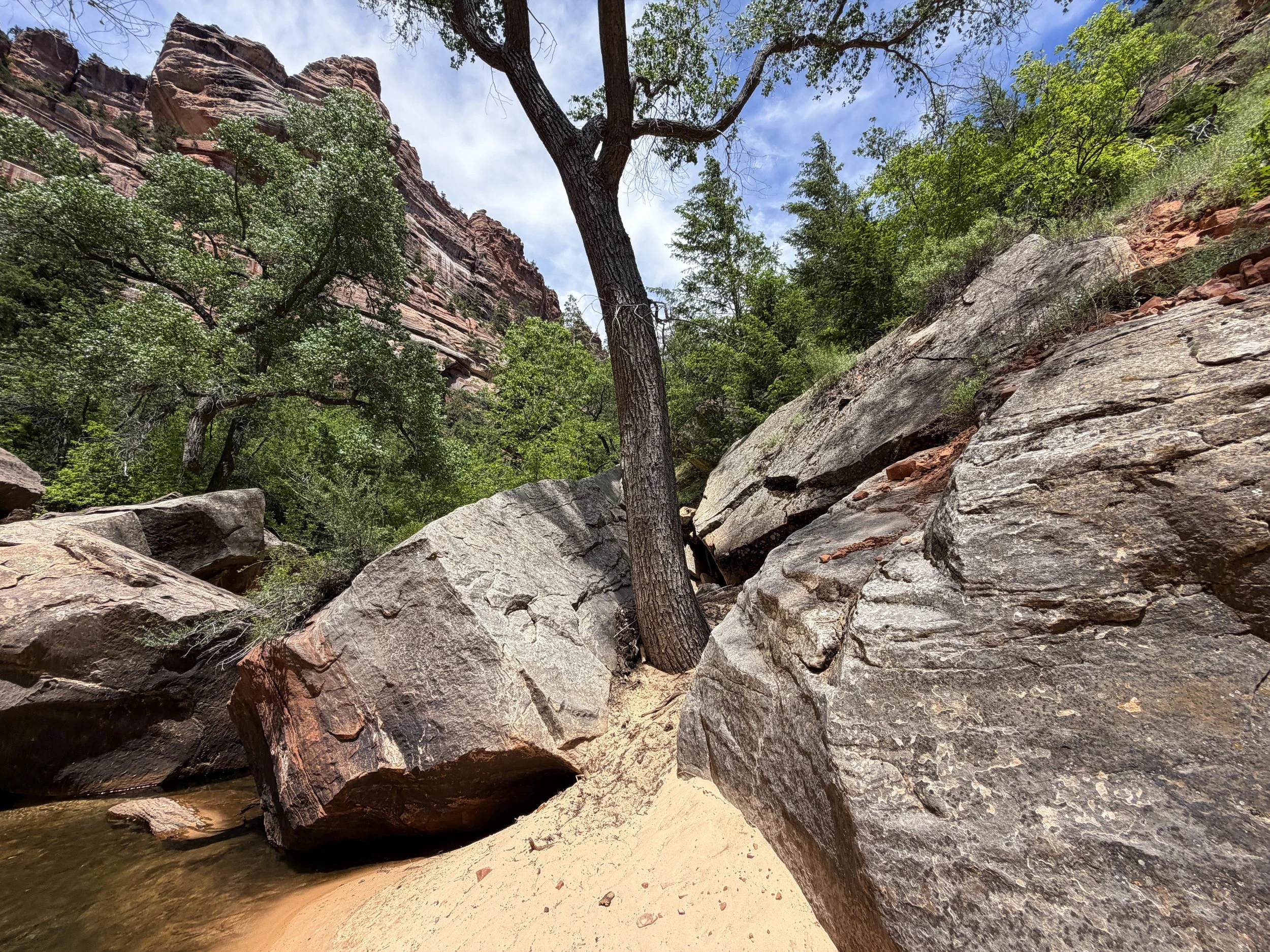 Subway Hike Zion National Park Utah