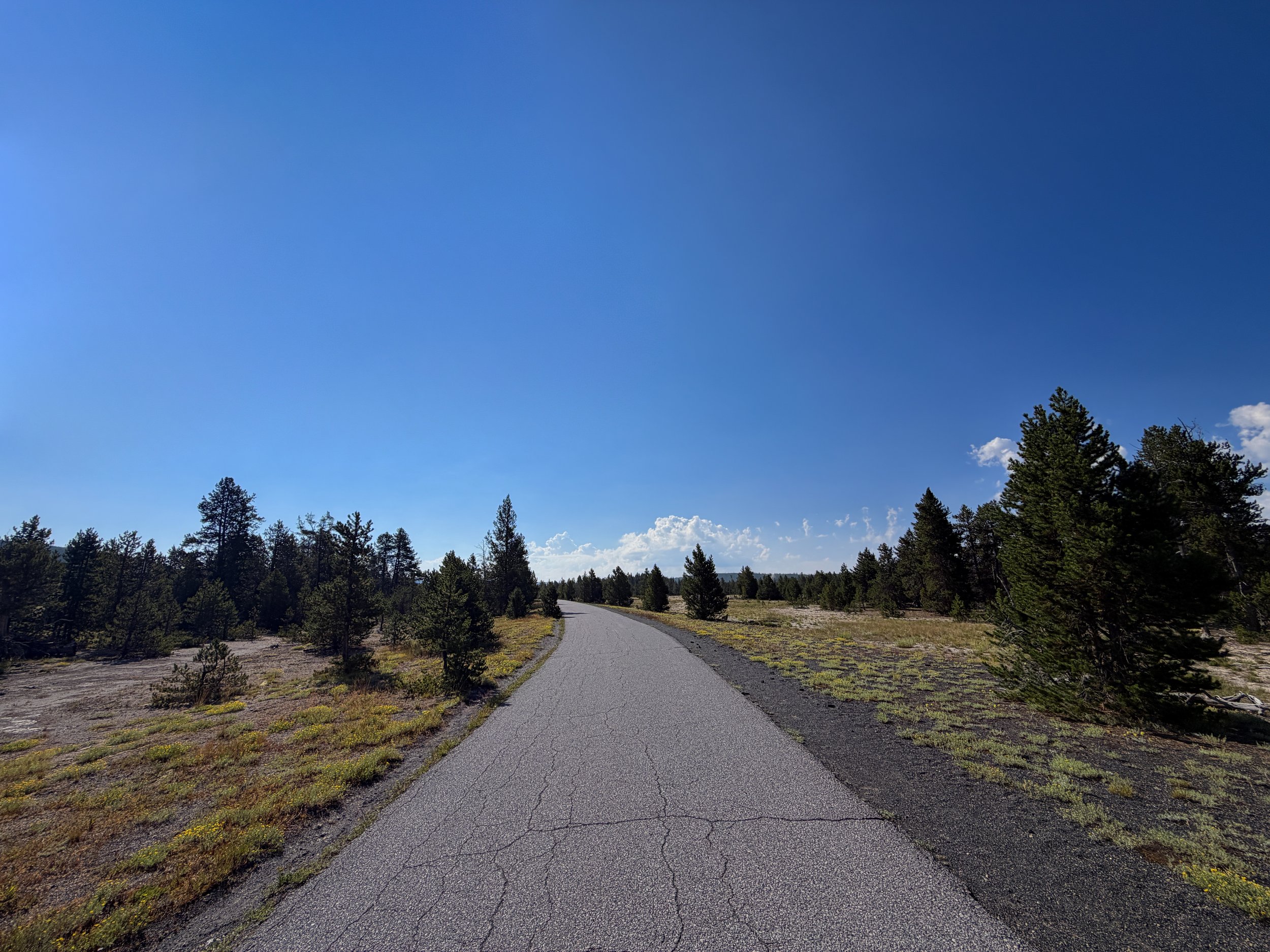 Upper Geyser Basin Trail Yellowstone National Park Wyoming