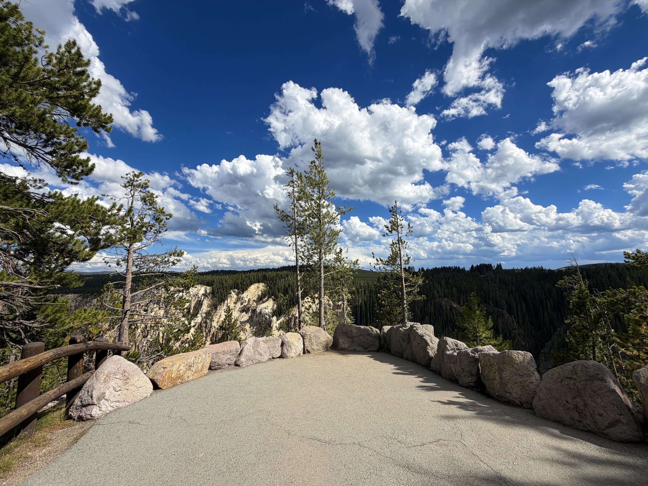 North Rim Hike Yellowstone National Park Wyoming