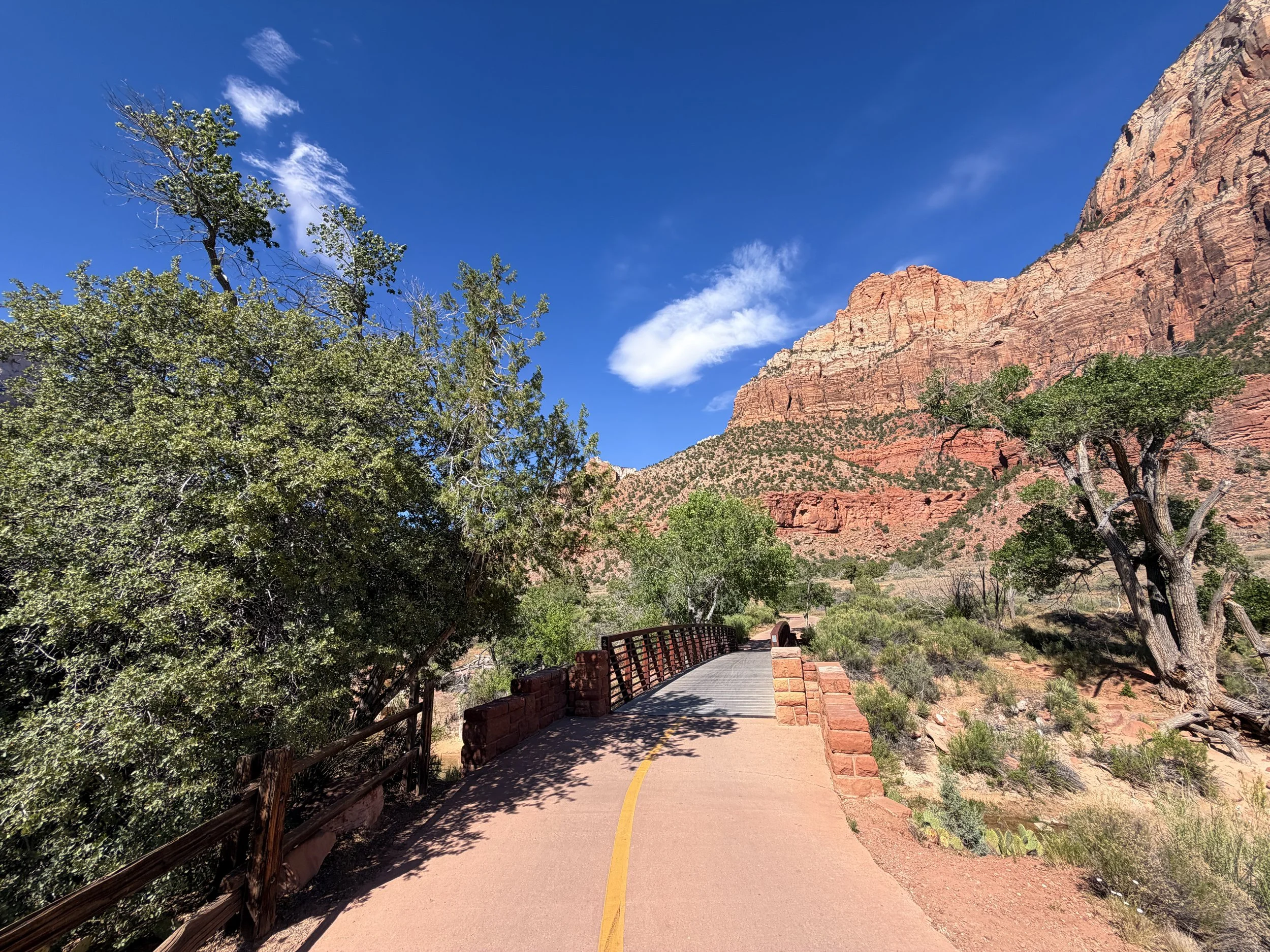 Pa'rus Trail Zion National Park Utah