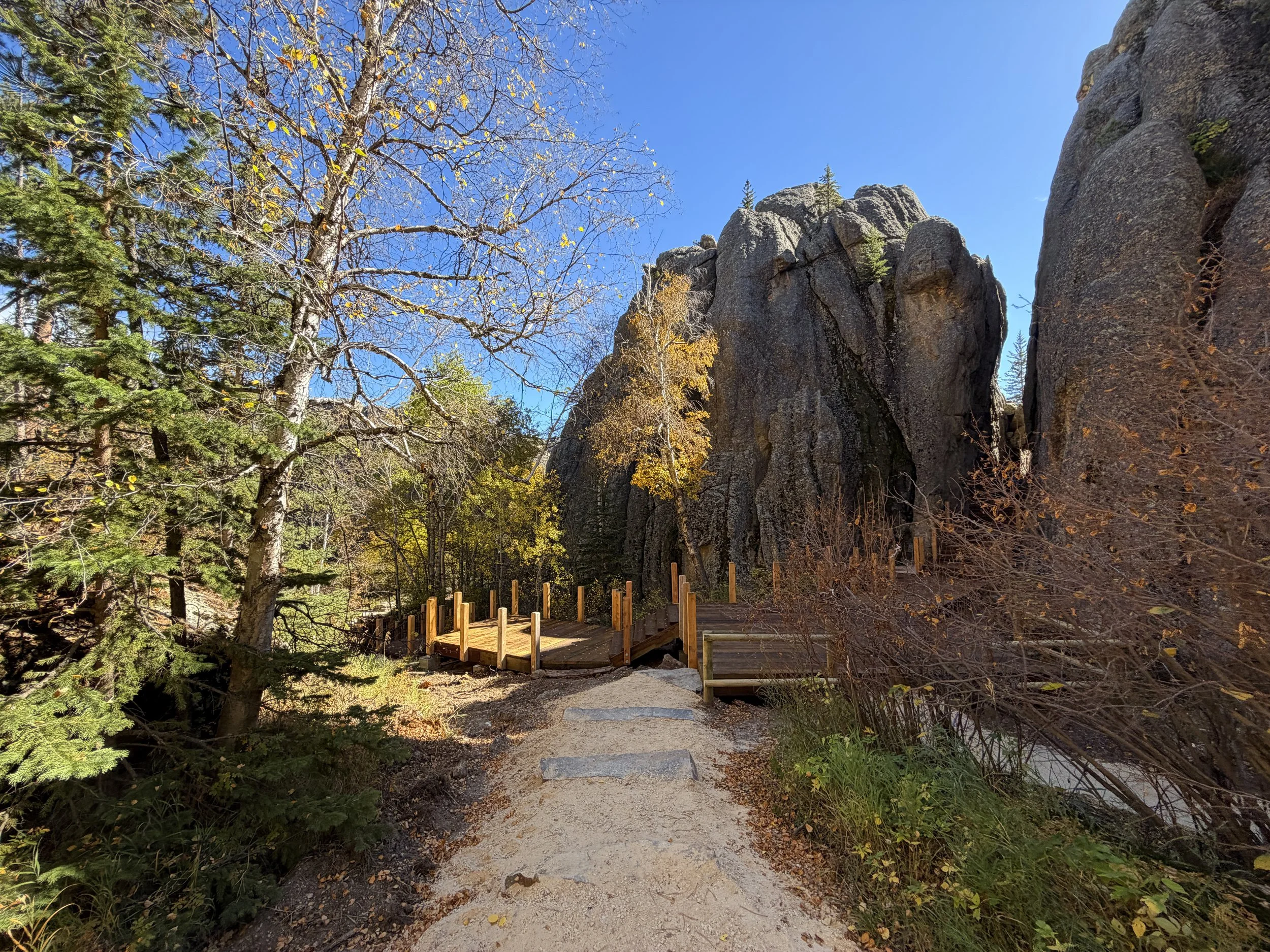 Sylvan Lake Loop to Sunday Gulch Trail Custer State Park Black Hills South Dakota
