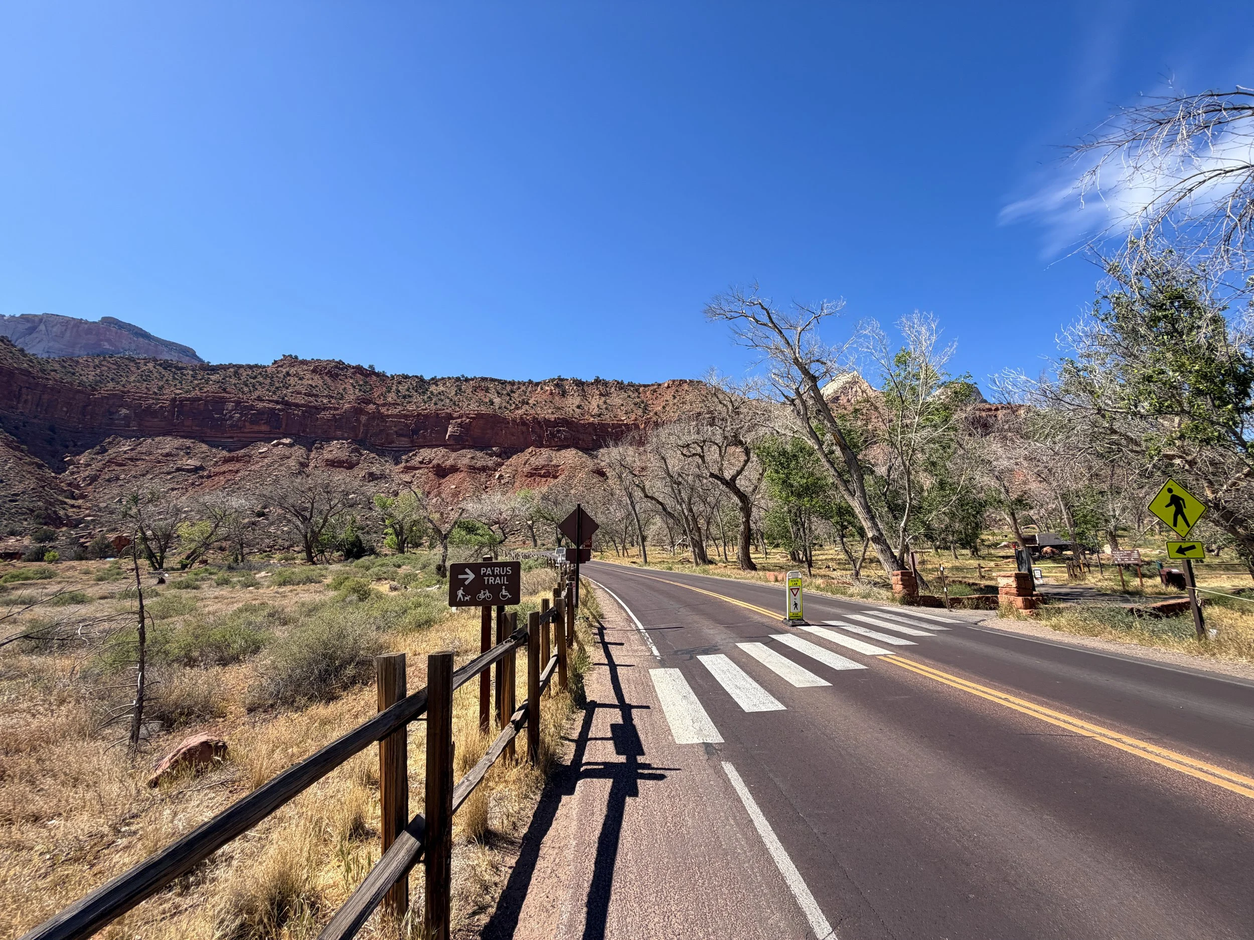 Parus Trailhead Zion National Park Utah