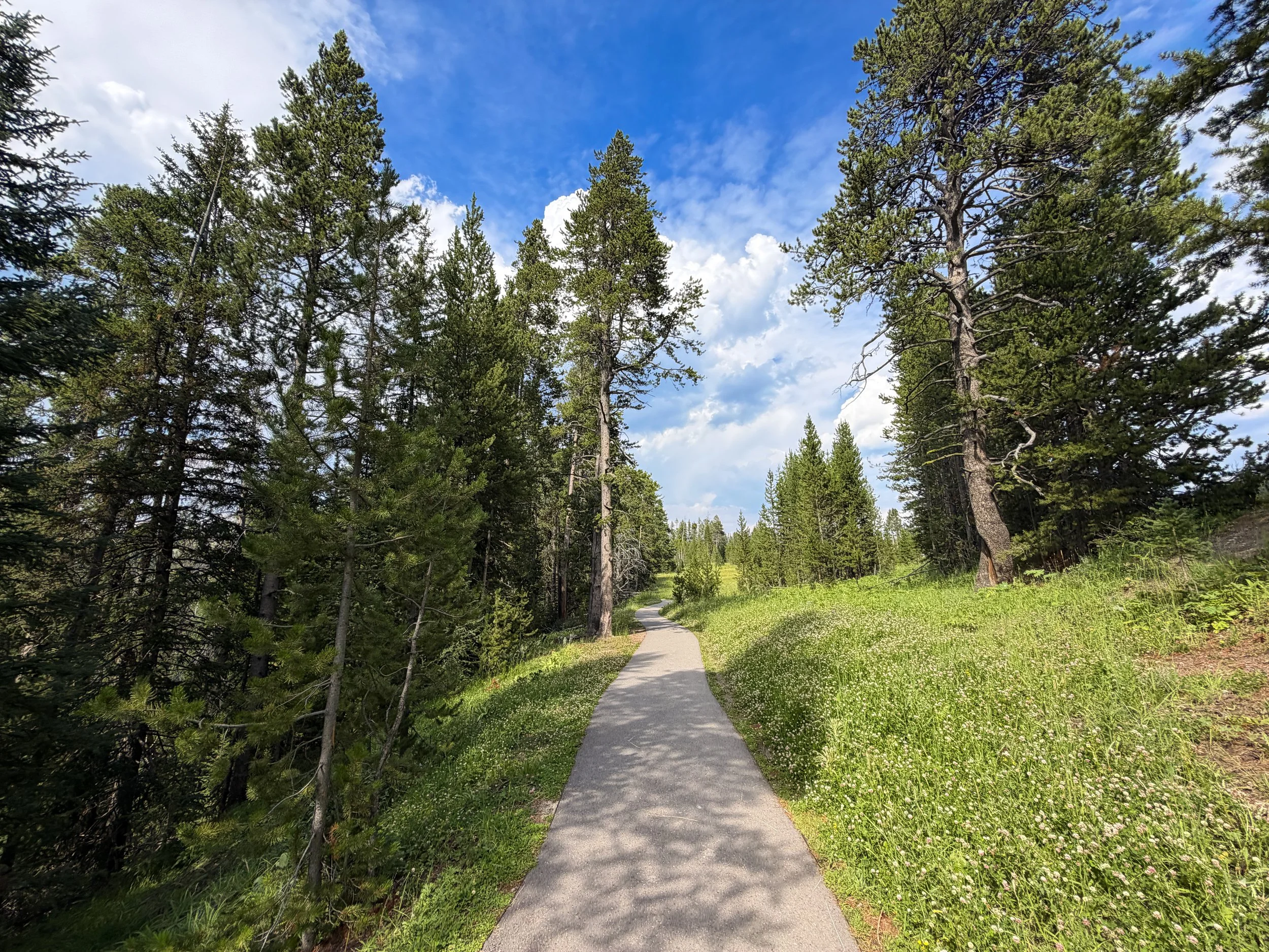 South Rim Hike Yellowstone National Park Wyoming