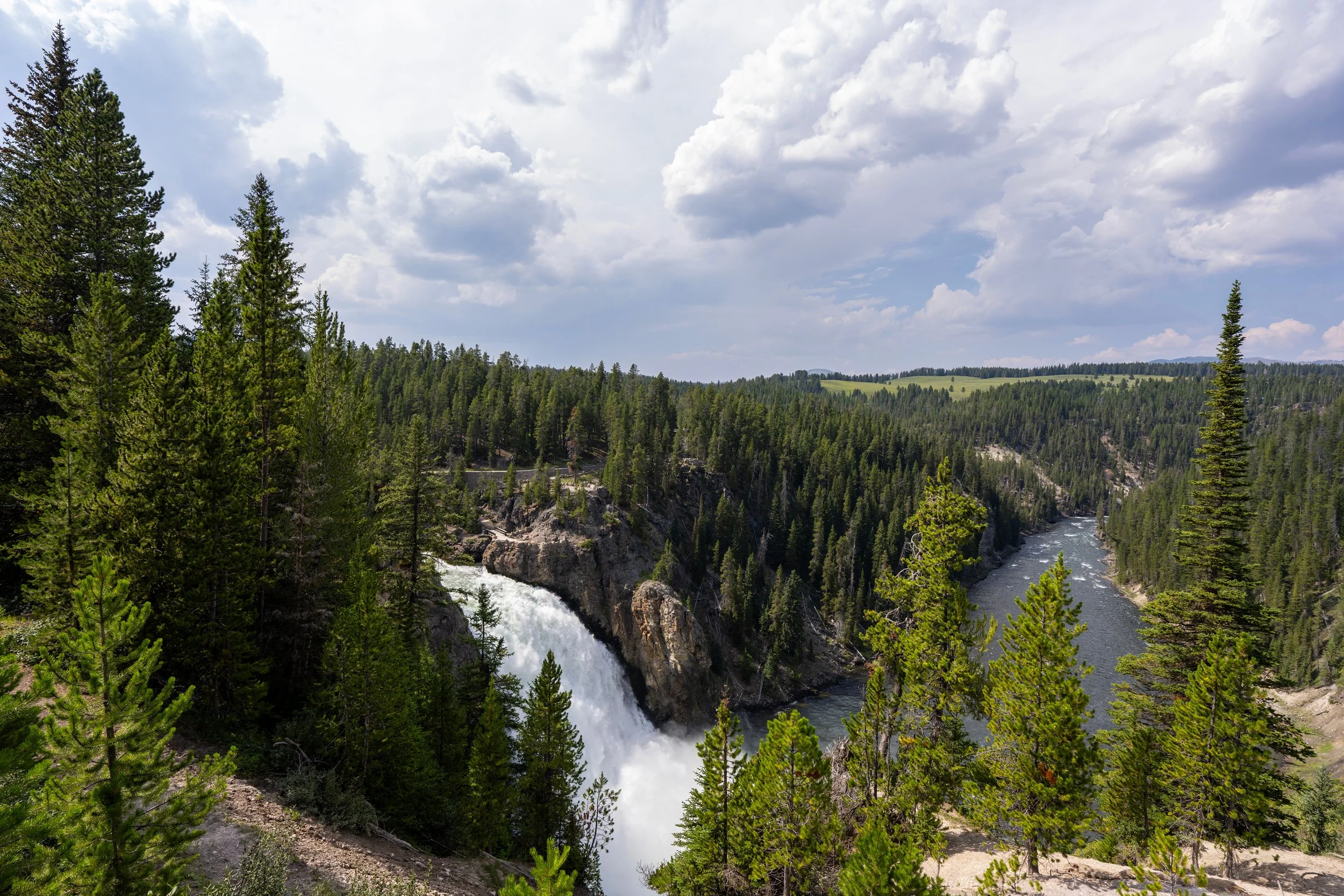 South Rim Trail Yellowstone National Park Wyoming