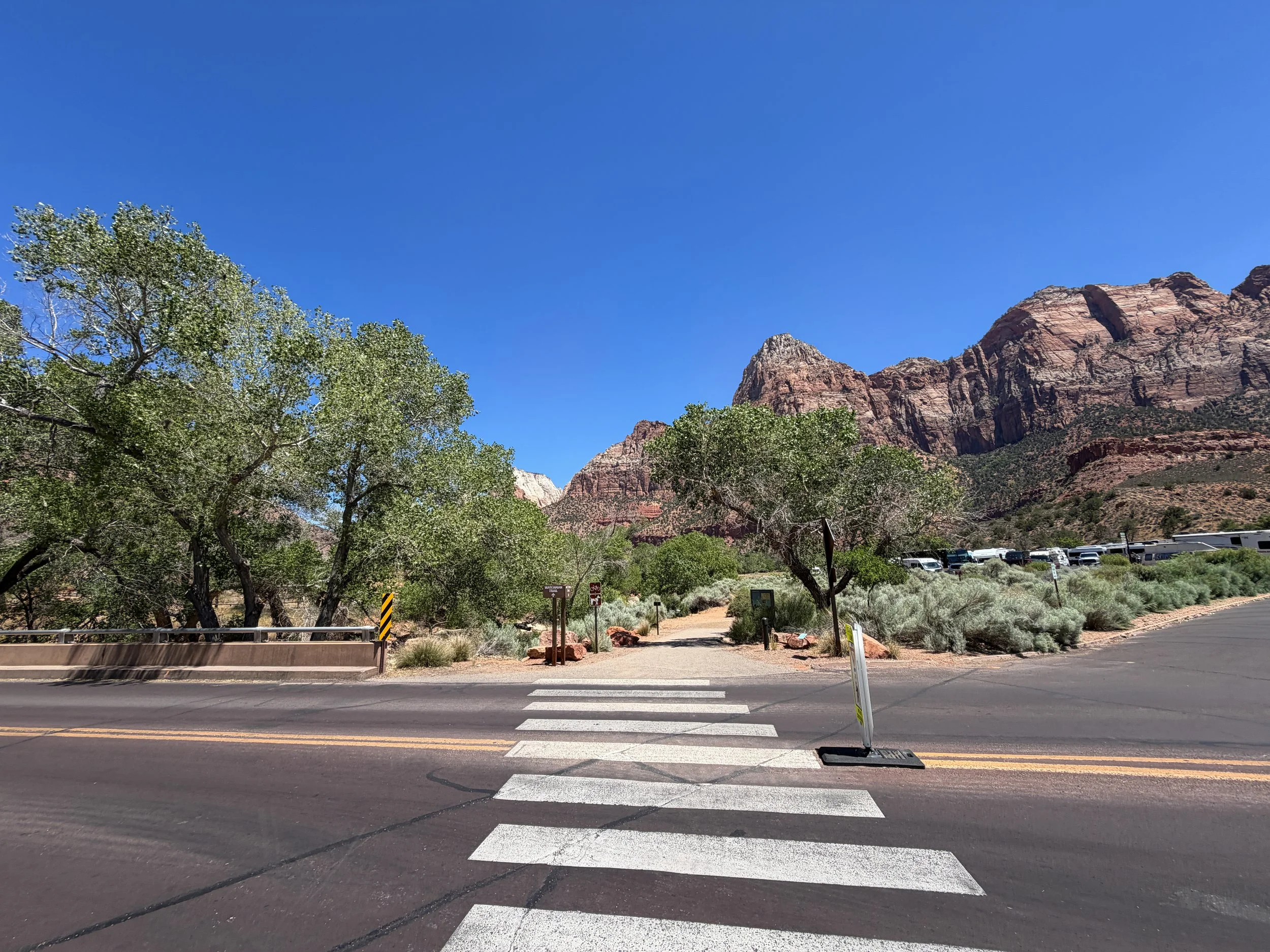 Watchman Trailhead Zion National Park Utah
