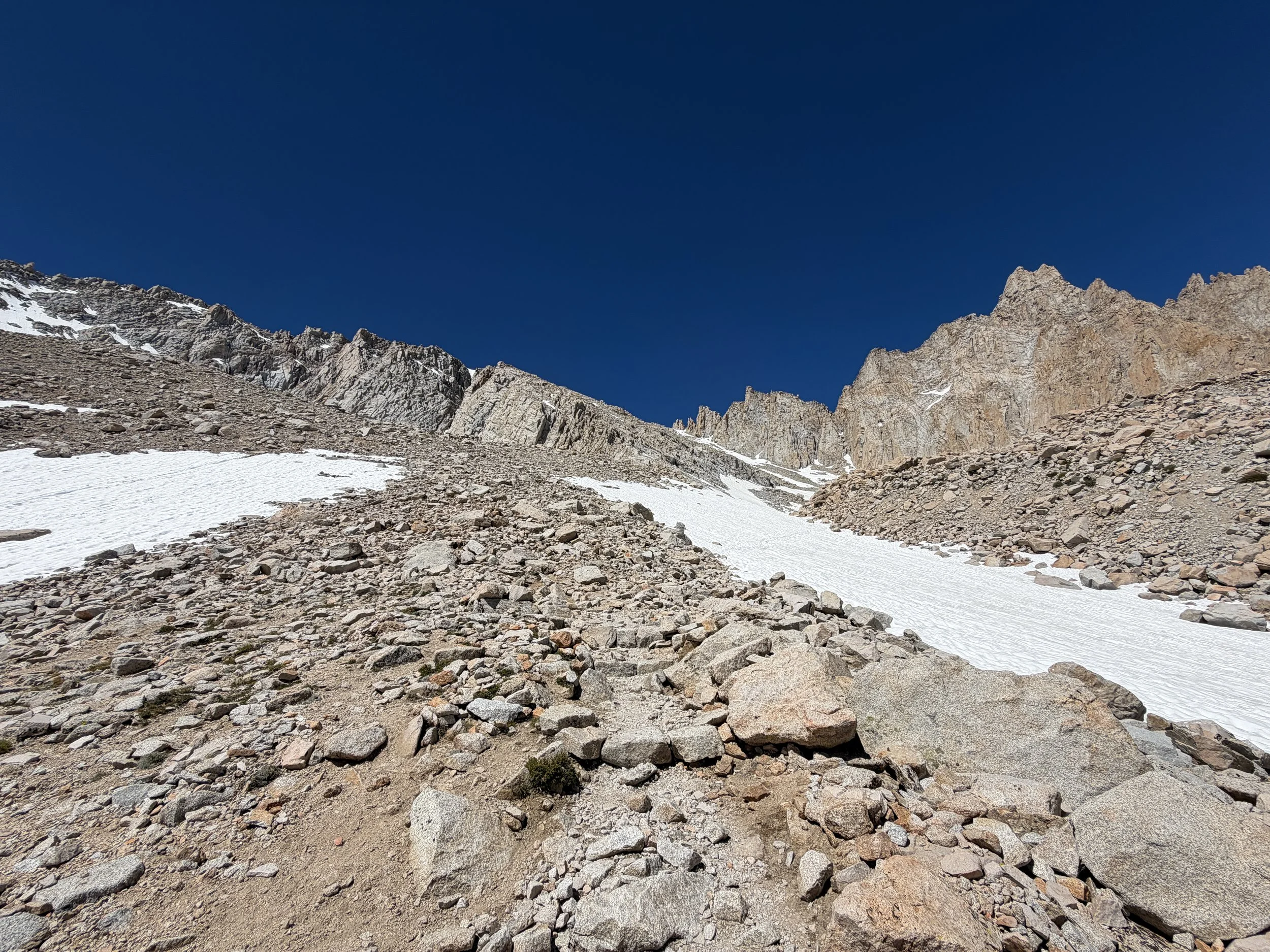 Mount Whitney Trail to Trail Crest California