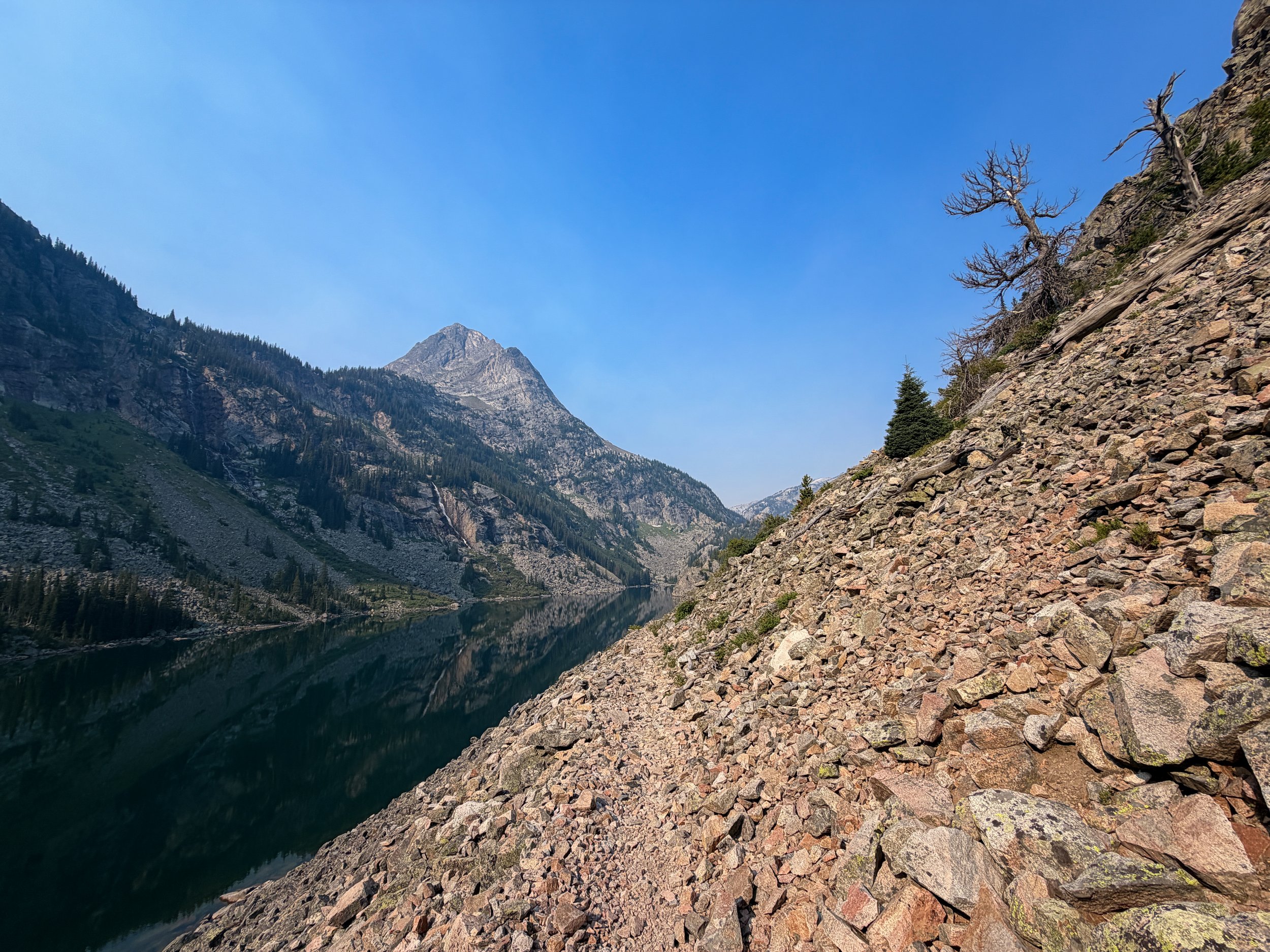 Lake at Falls East Rosebud Trail The Beaten Path Beartooth Mountains Montana