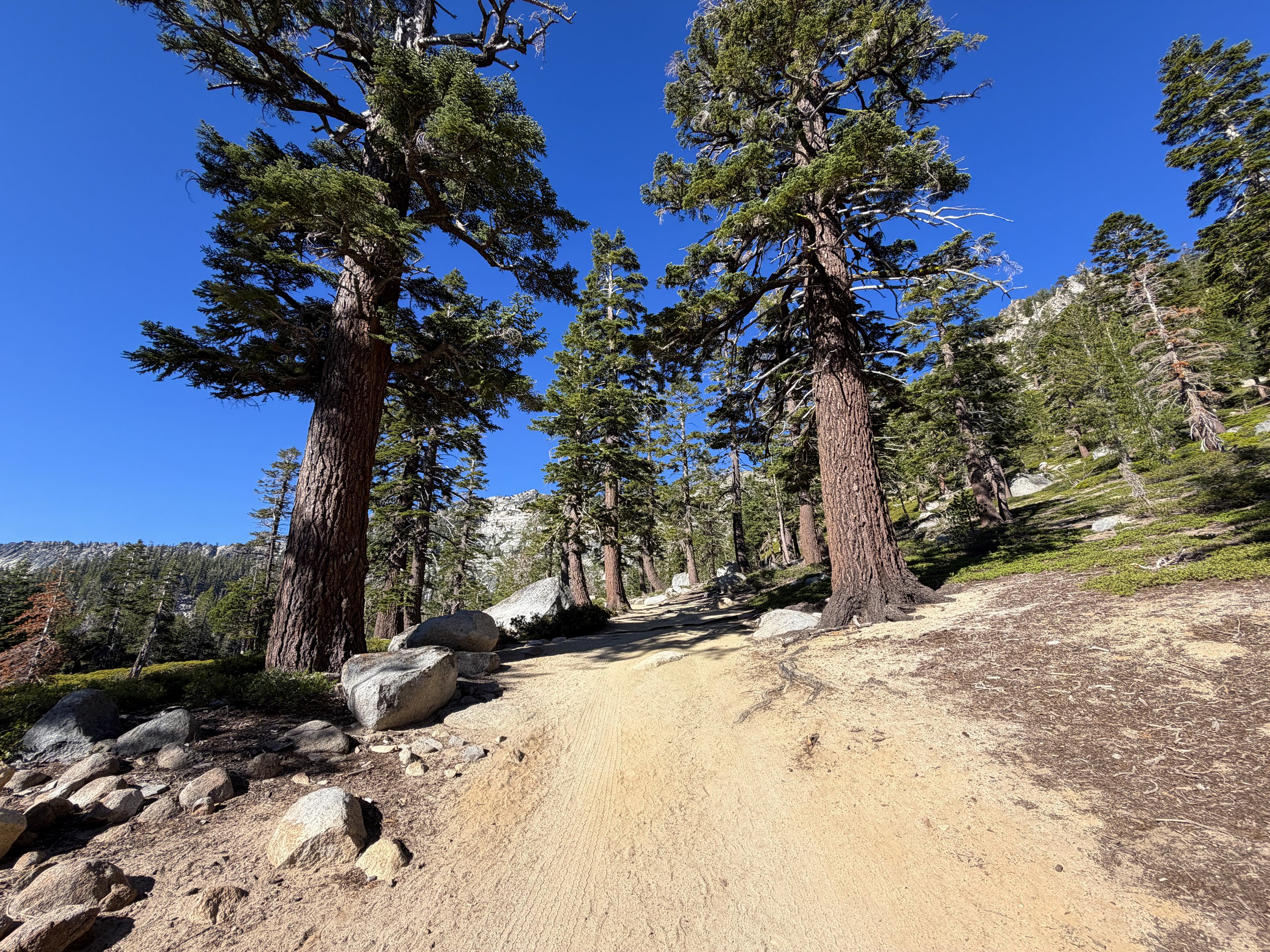 Angora Lakes Trail Lake Tahoe California