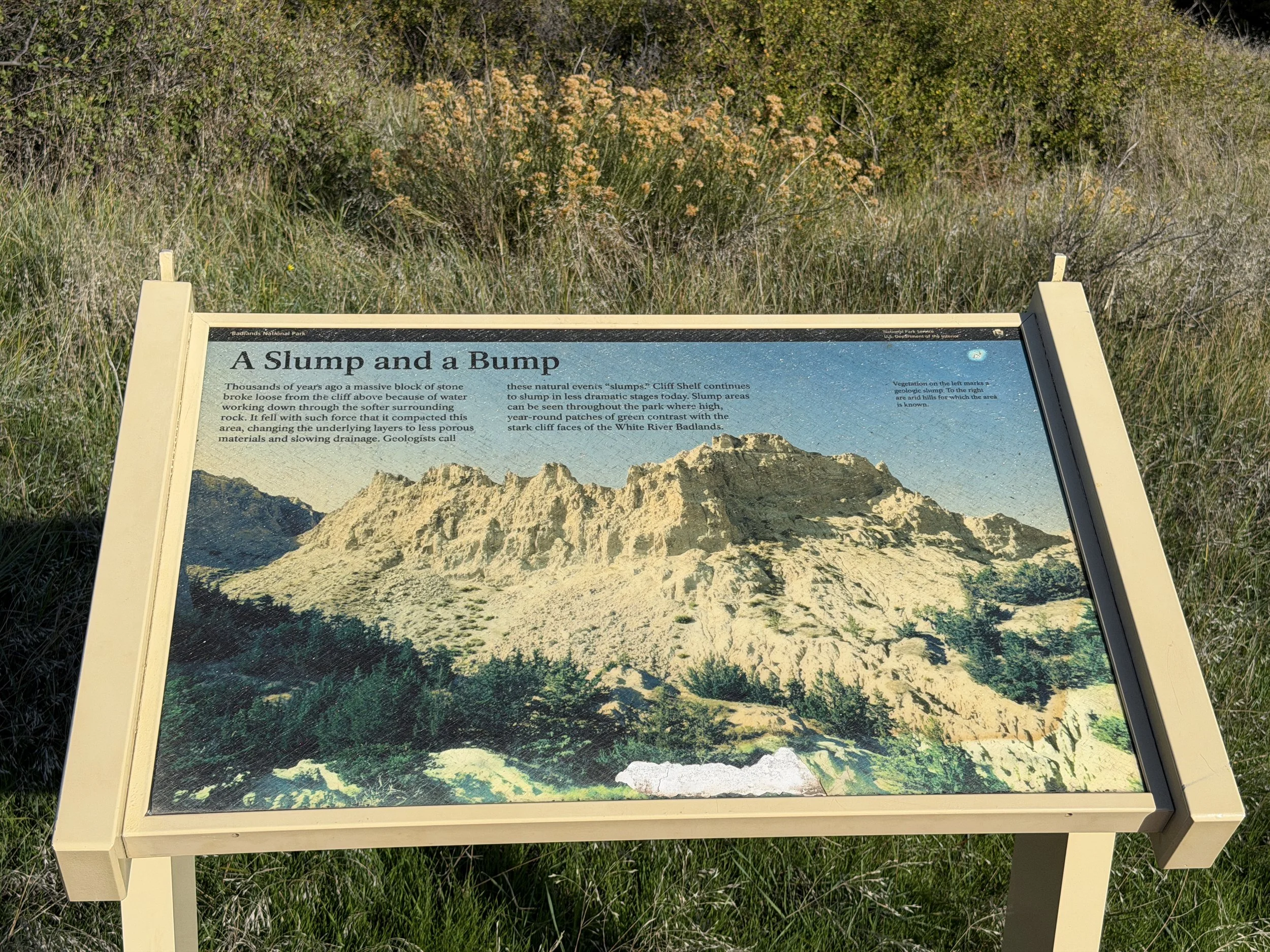 Cliff Shelf Nature Trail Badlands National Park South Dakota