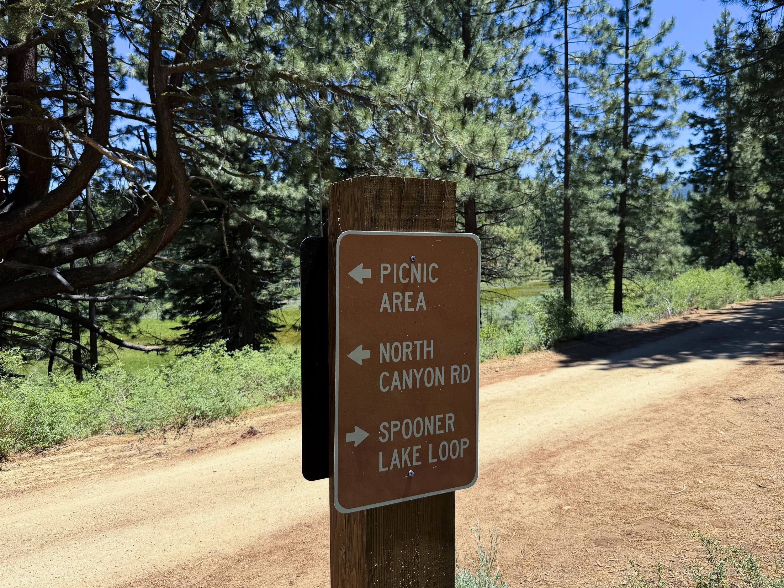 Spooner Lake Loop Trail Lake Tahoe Nevada