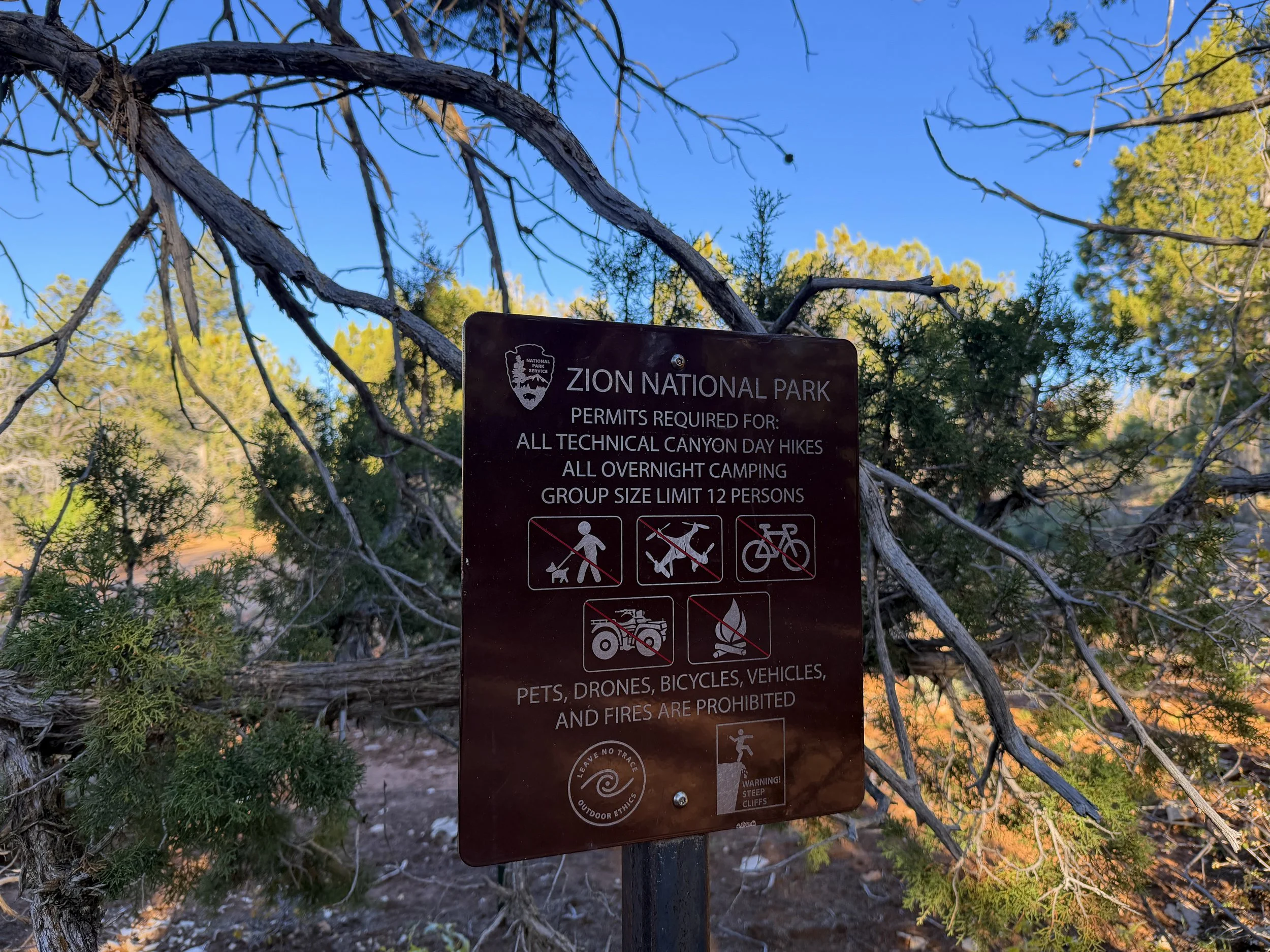 East Mesa Trail Zion National Park Utah