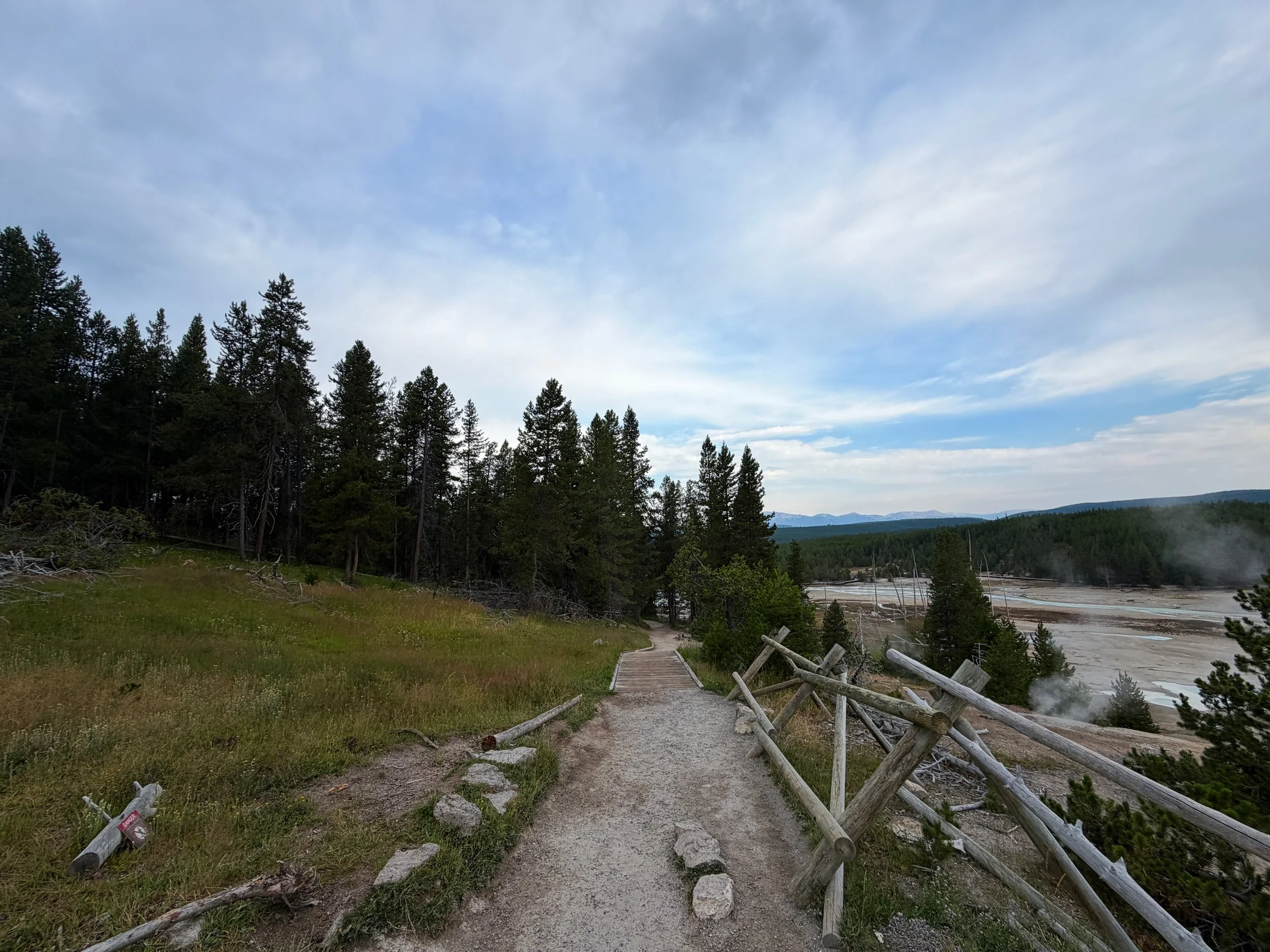 Porcelain Basin Norris Geyser Basin Trail Yellowstone National Park Wyoming