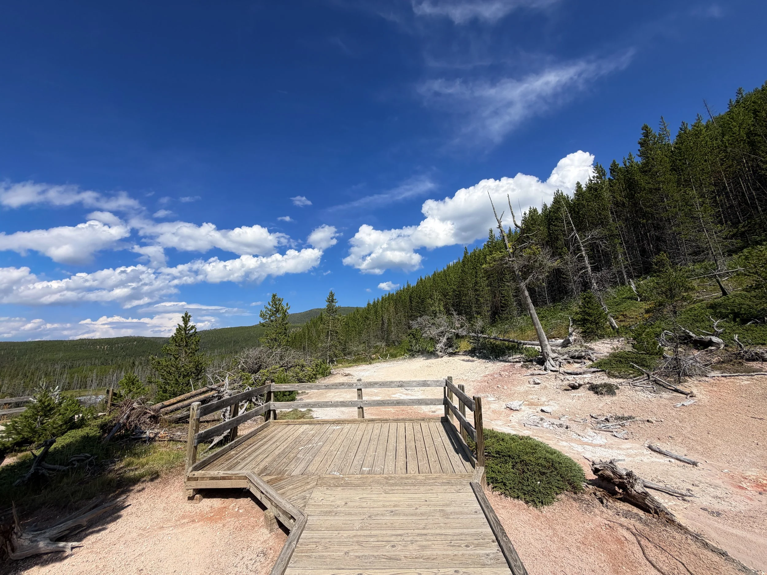 Artists Paintpots Trail Yellowstone National Park Wyoming