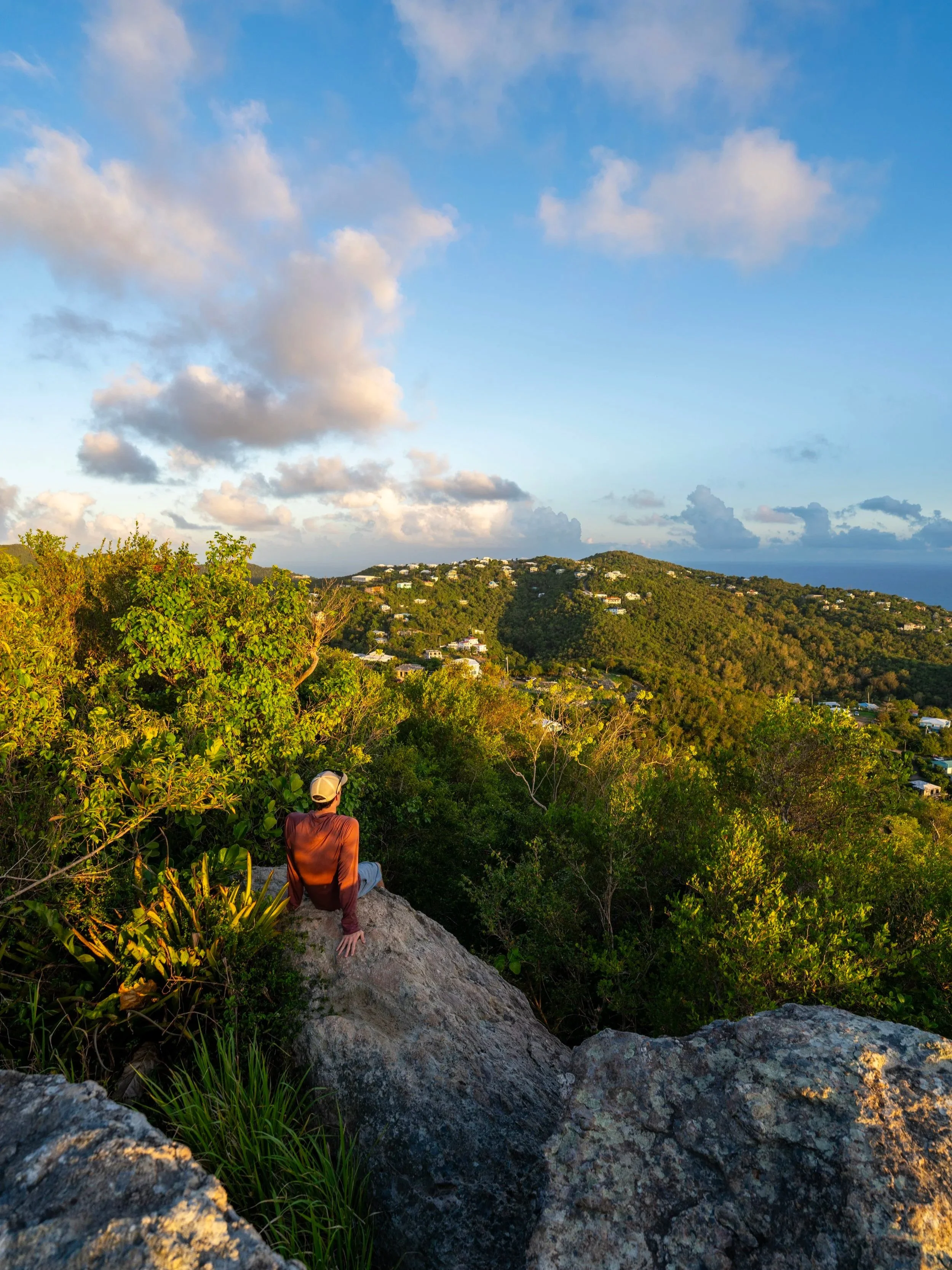 Caneel Hill Trail Sunset Virgin Islands National Park