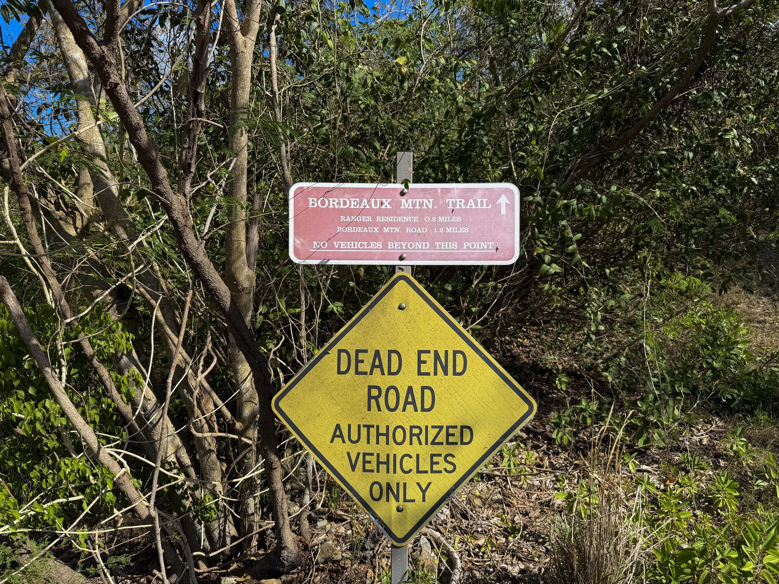Lameshur Bay Trailhead Virgin Islands National Park
