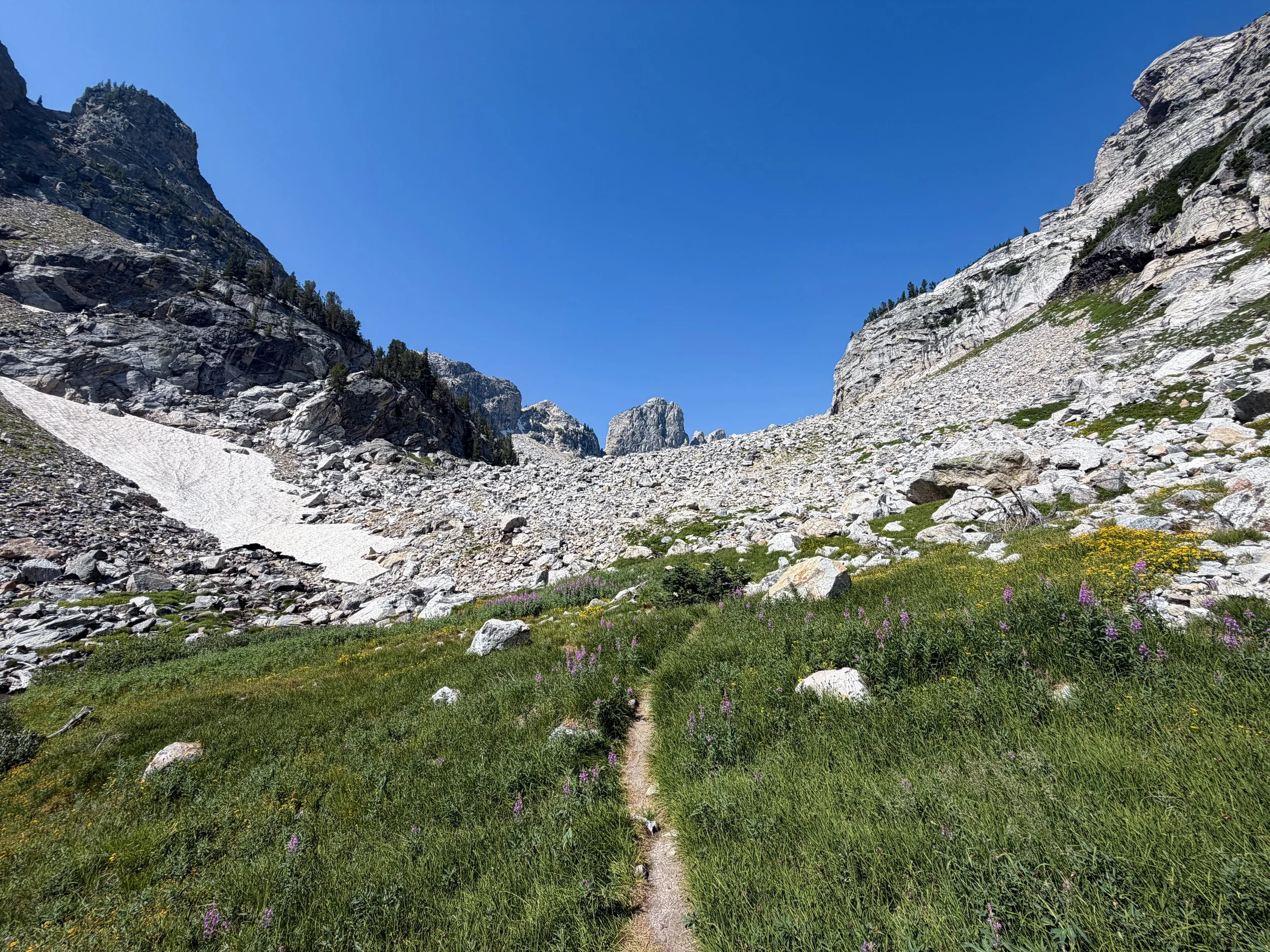 Lake of the Crags Trail Grand Teton National Park Wyoming