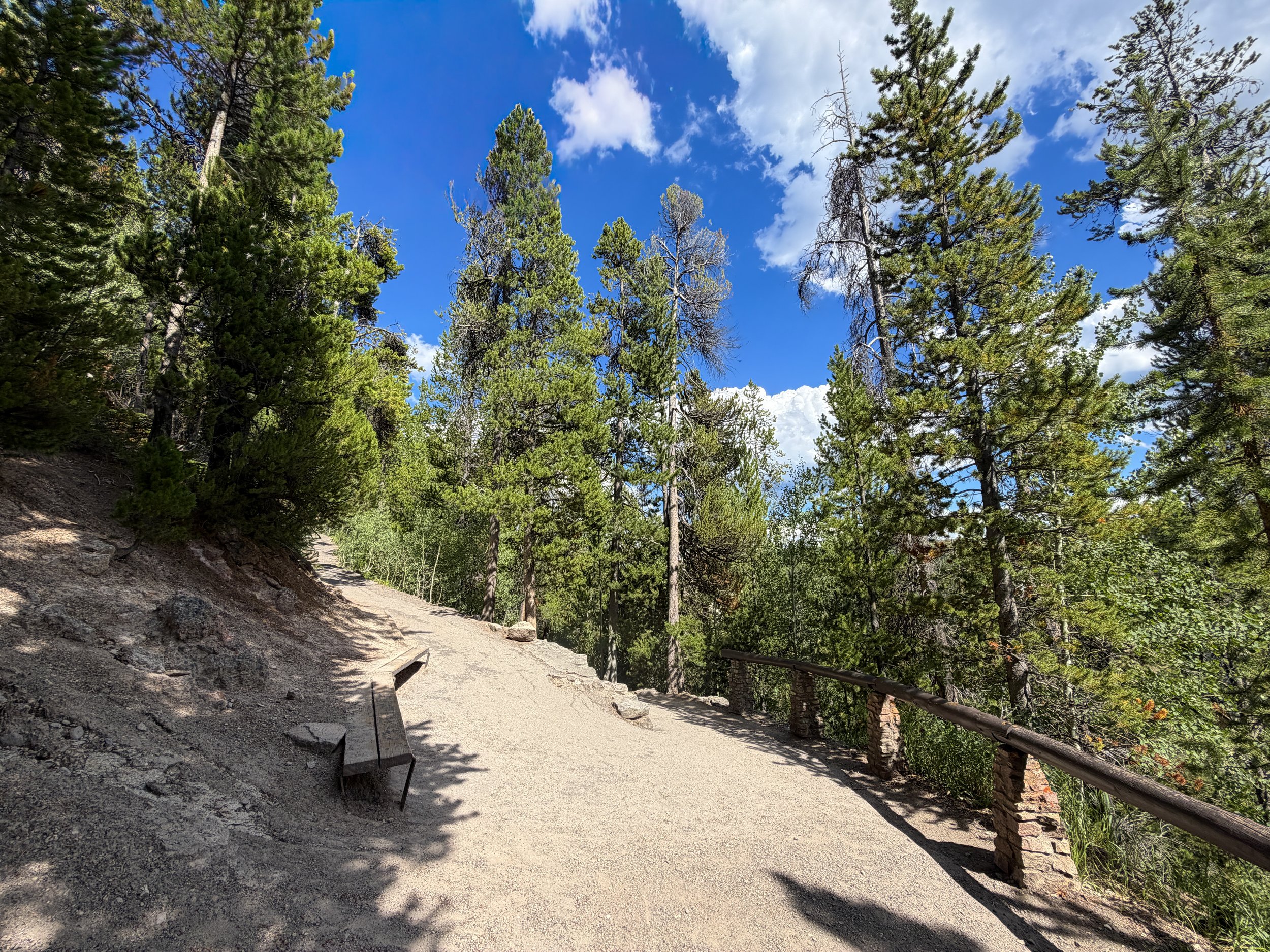 North Rim Hike Yellowstone National Park Wyoming