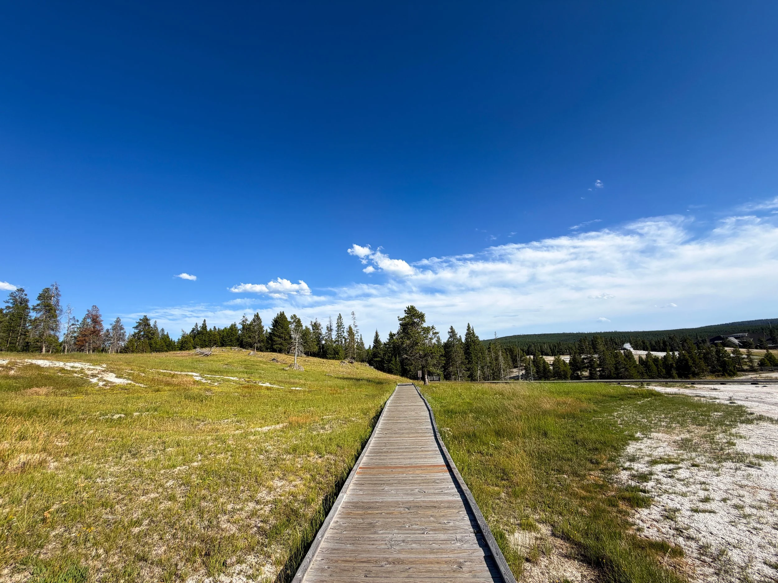 Upper Geyser Hill Trail Yellowstone National Park Wyoming